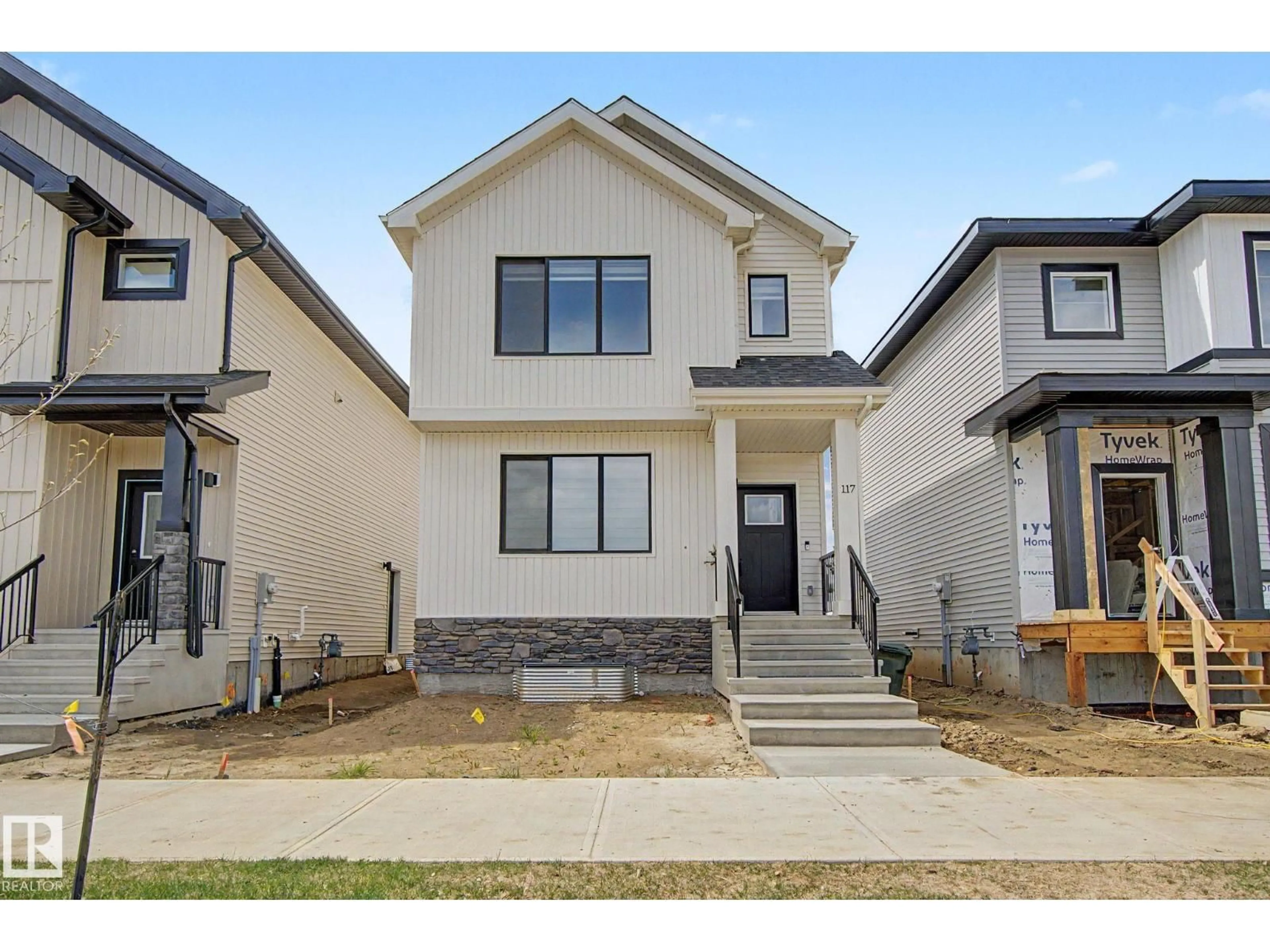 Home with brick exterior material, street for 117 BRICKYARD DR, Stony Plain Alberta T7Z0P2