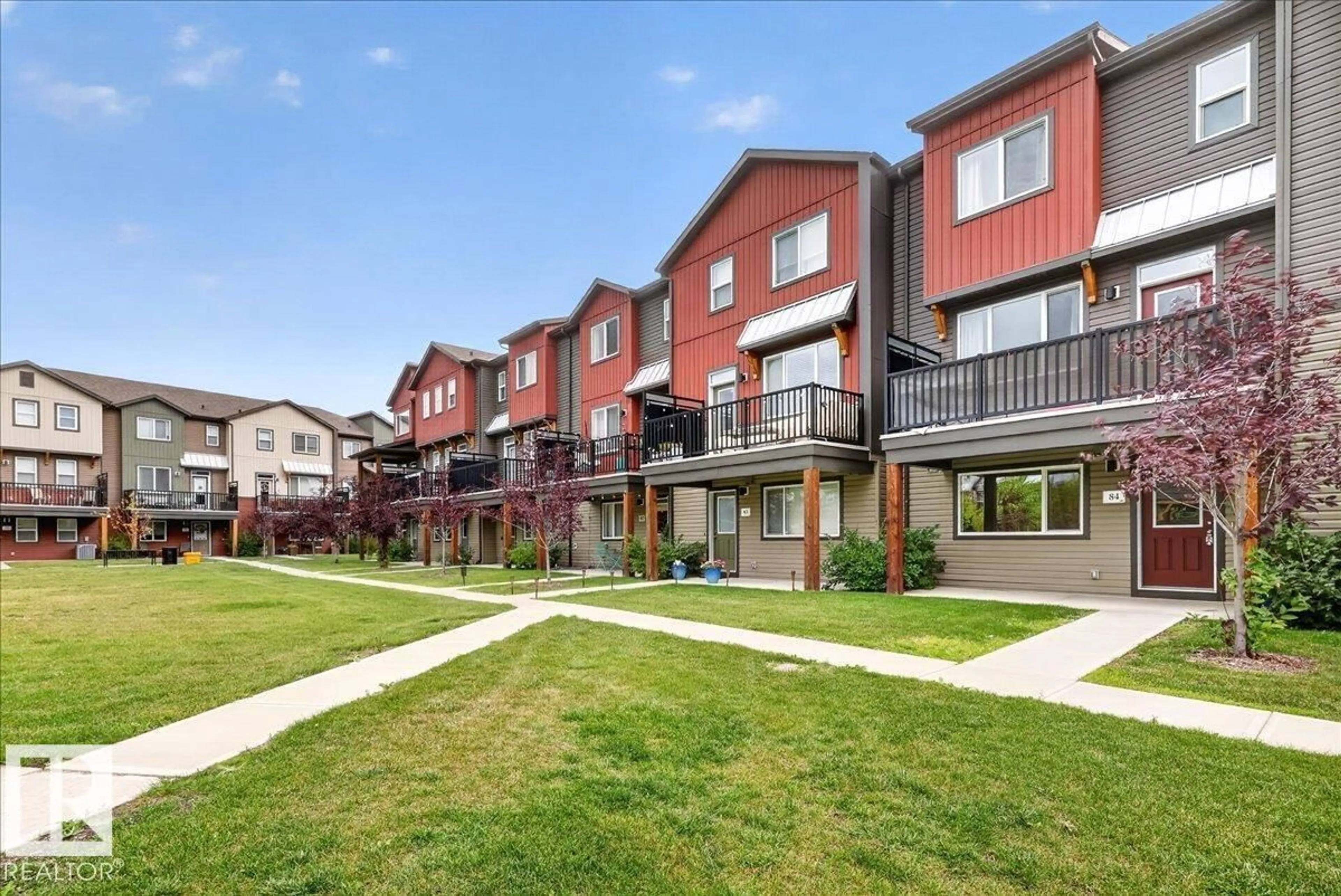 Patio, street for 84 - 16903 68 ST, Edmonton Alberta T5Z0R1