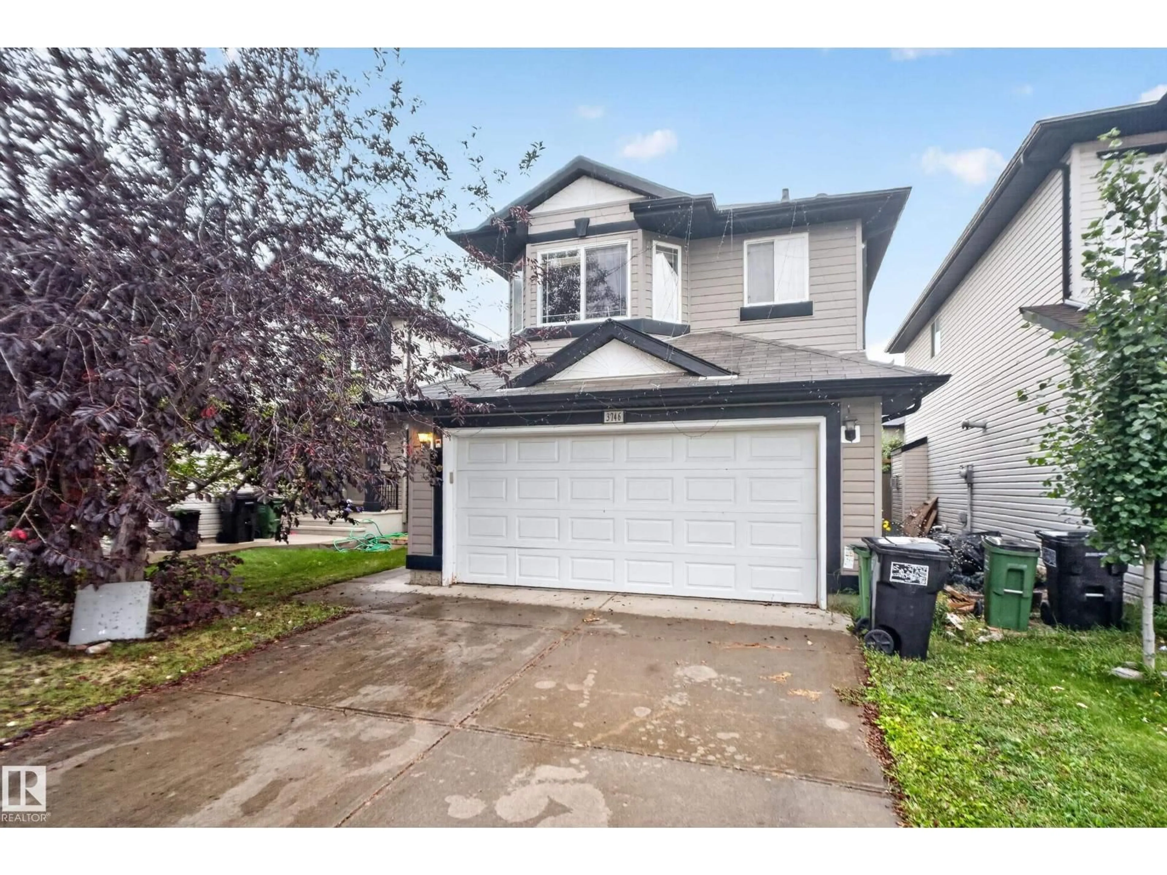 Home with vinyl exterior material, street for 3746 12 STREET, Edmonton Alberta T6T0E6