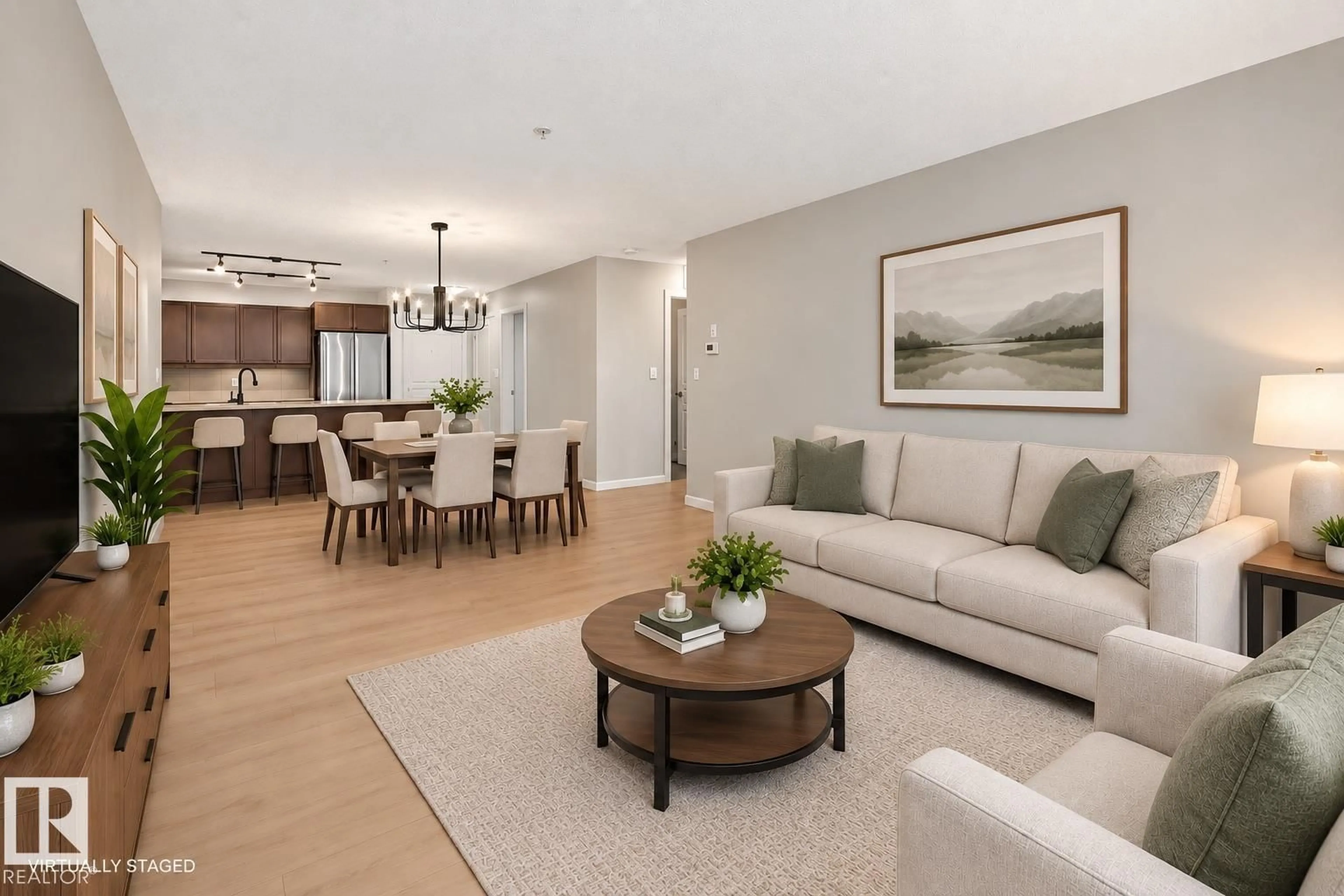 Living room with furniture, unknown for 400 - 103 PALISADES WAY, Sherwood Park Alberta T8H0H4