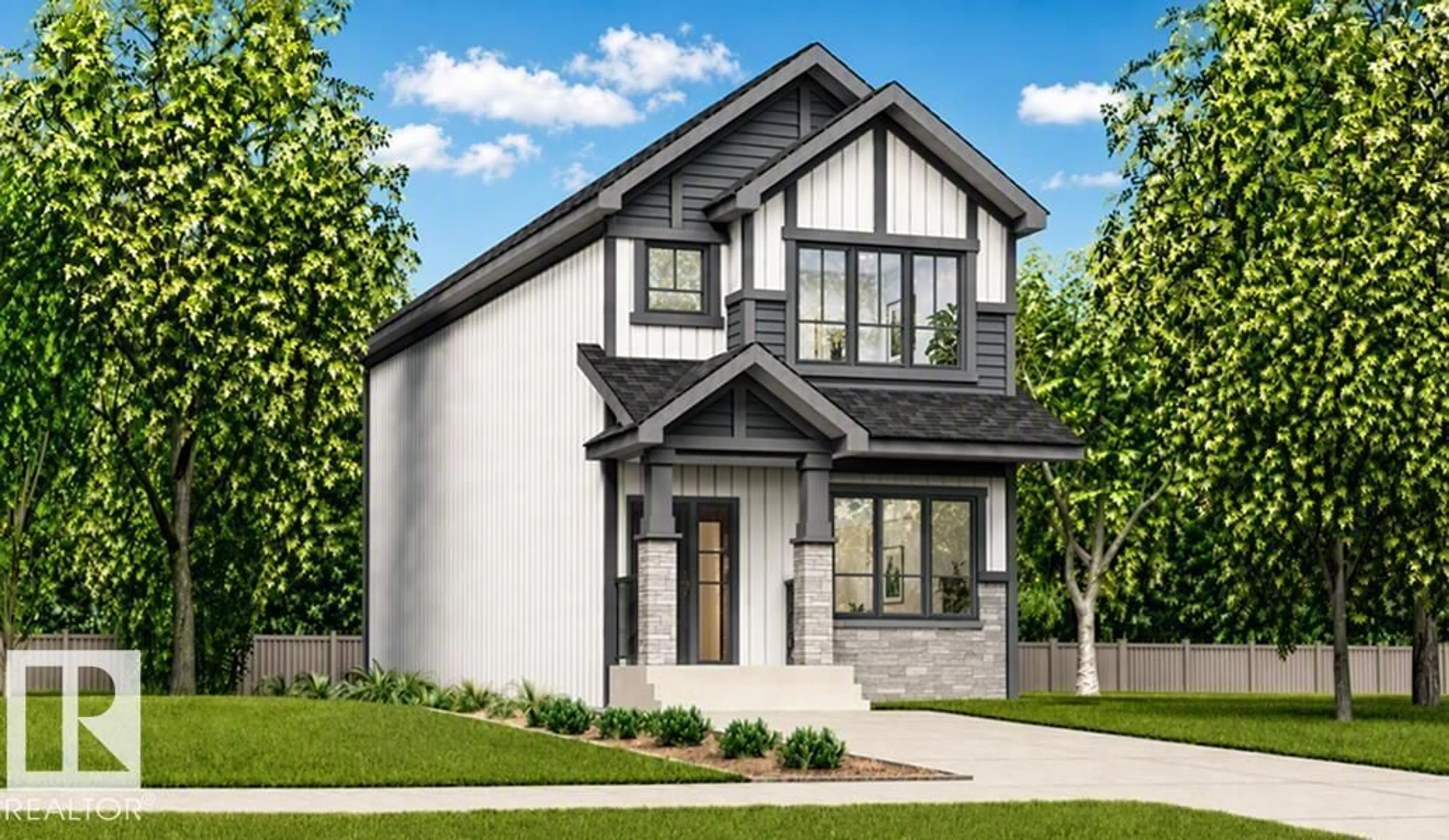 Home with brick exterior material, street for NE - 589 177 AV, Edmonton Alberta T5Y4P6