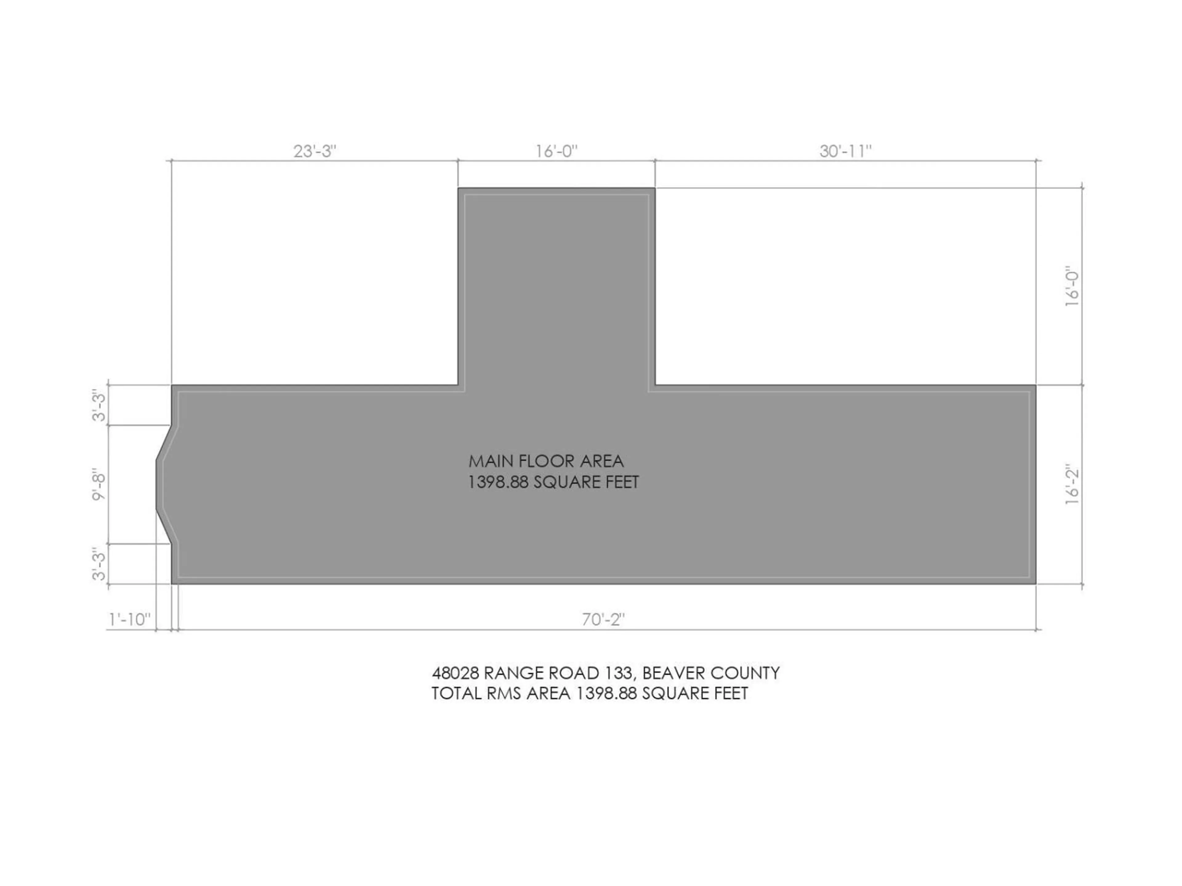 Floor plan for 48028 RR 133, Rural Beaver County Alberta T8B4N0
