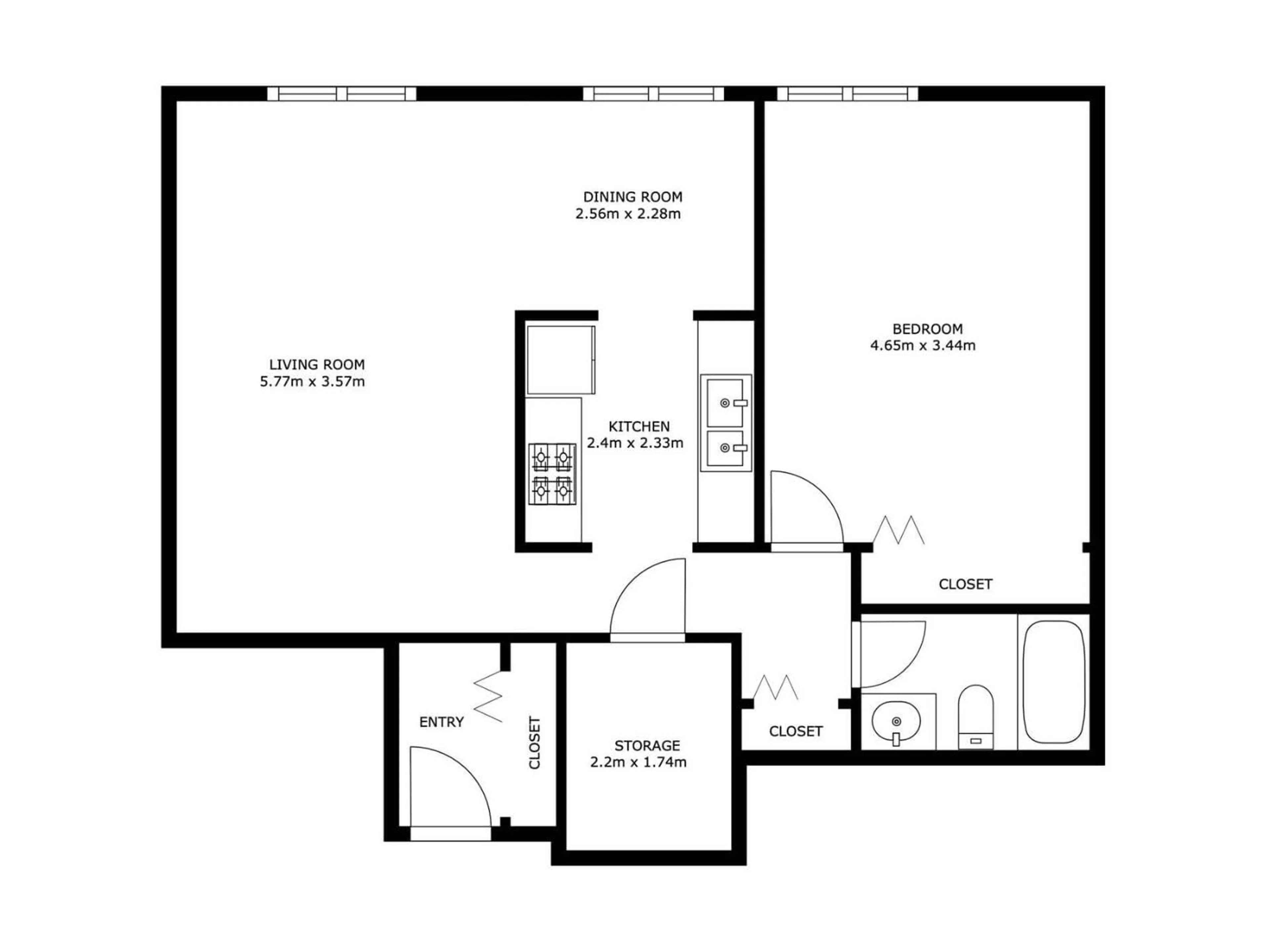 Floor plan for 410 - 4608 52 AV, Stony Plain Alberta T7Z1N7