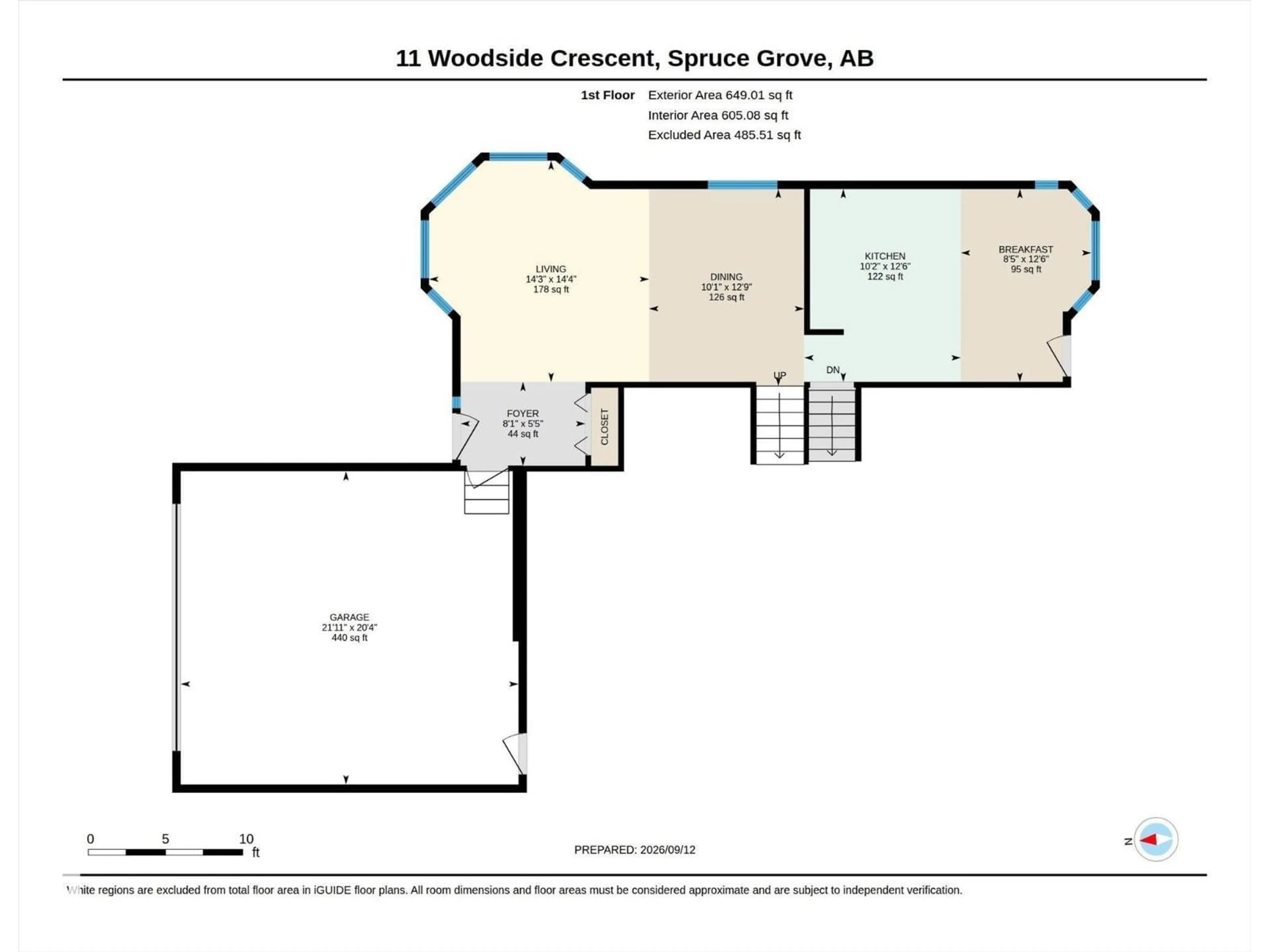 Floor plan for 11 WOODSIDE CR, Spruce Grove Alberta T7X3E5
