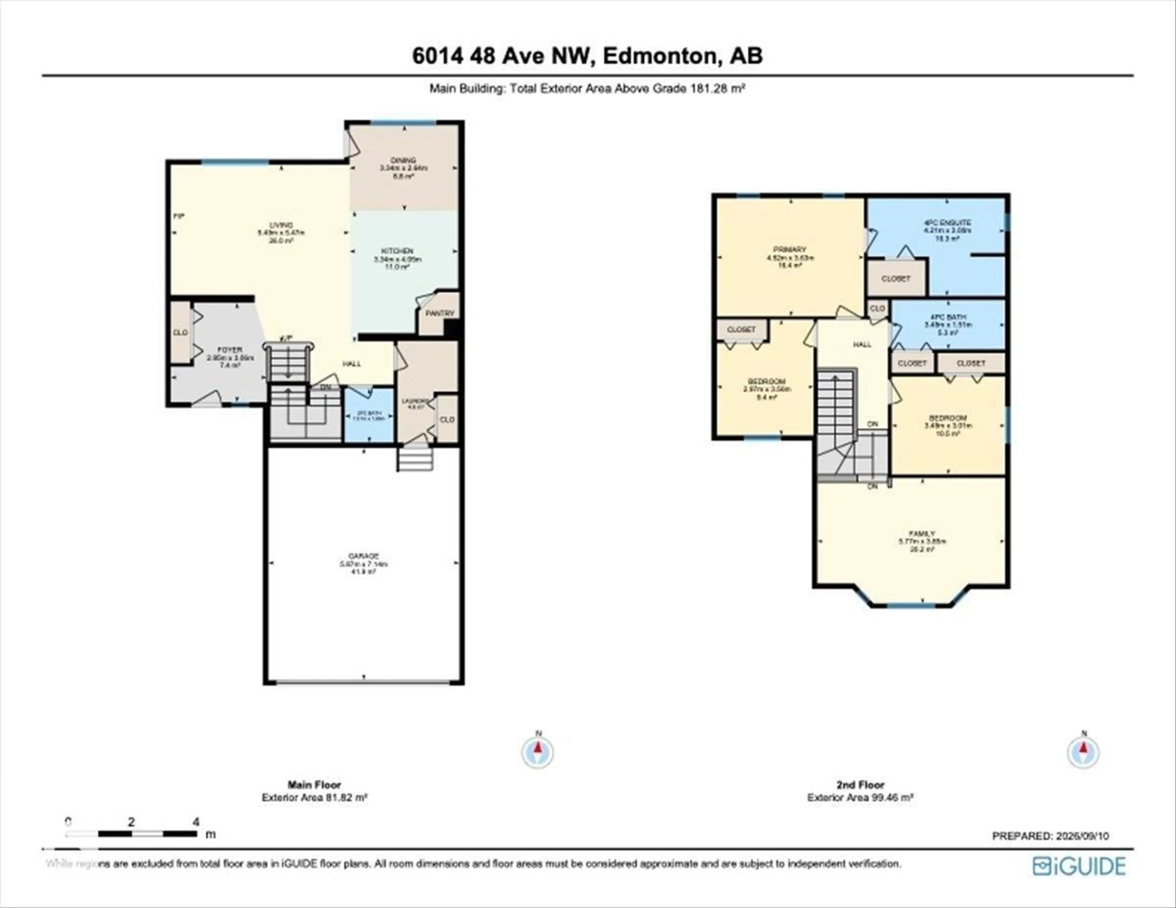 Floor plan for 6014 48, Beaumont Alberta T4X0A3