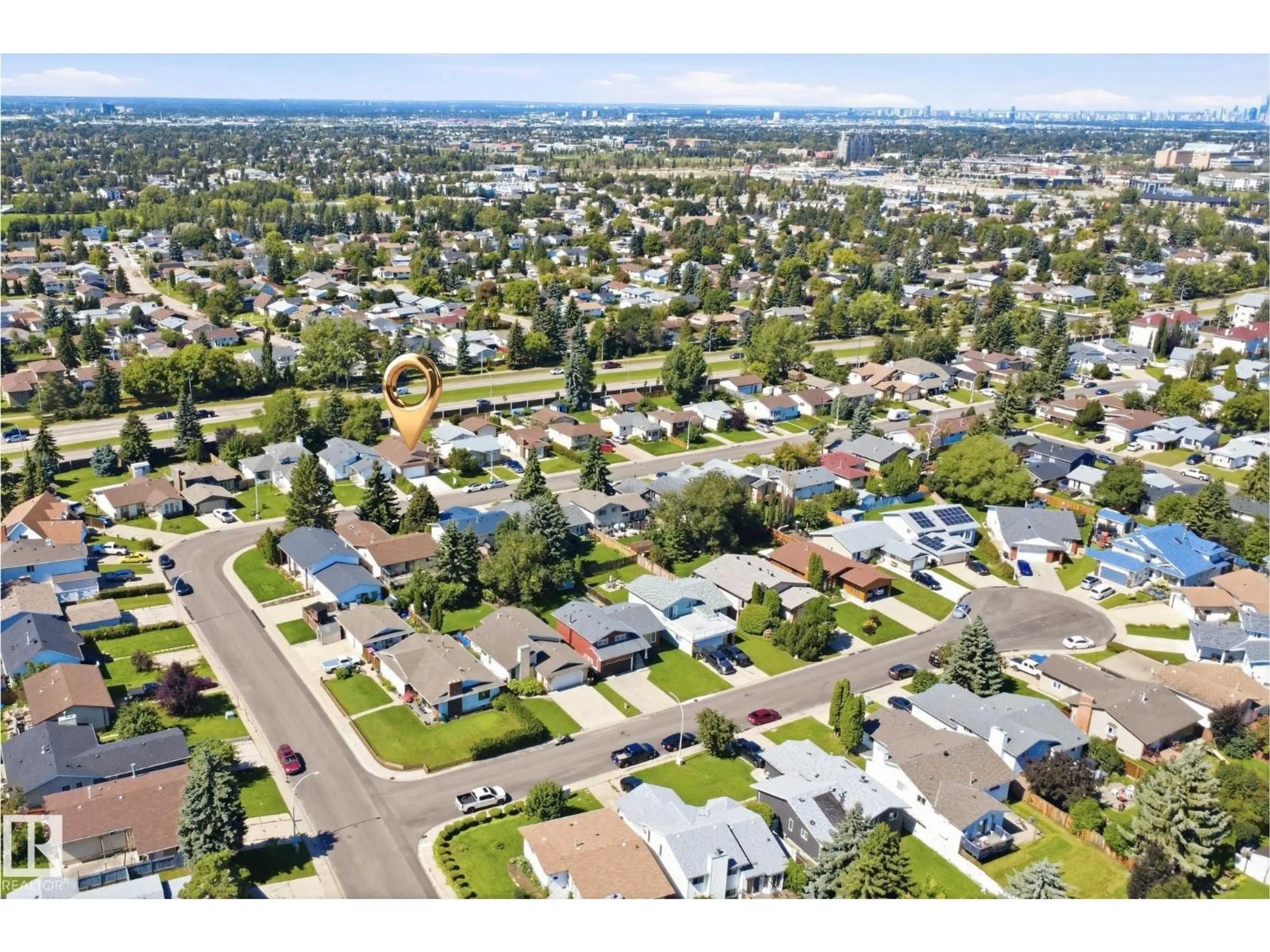A pic from outside/outdoor area/front of a property/back of a property/a pic from drone, street for 1720 49A STREET, Edmonton Alberta T6L3K6