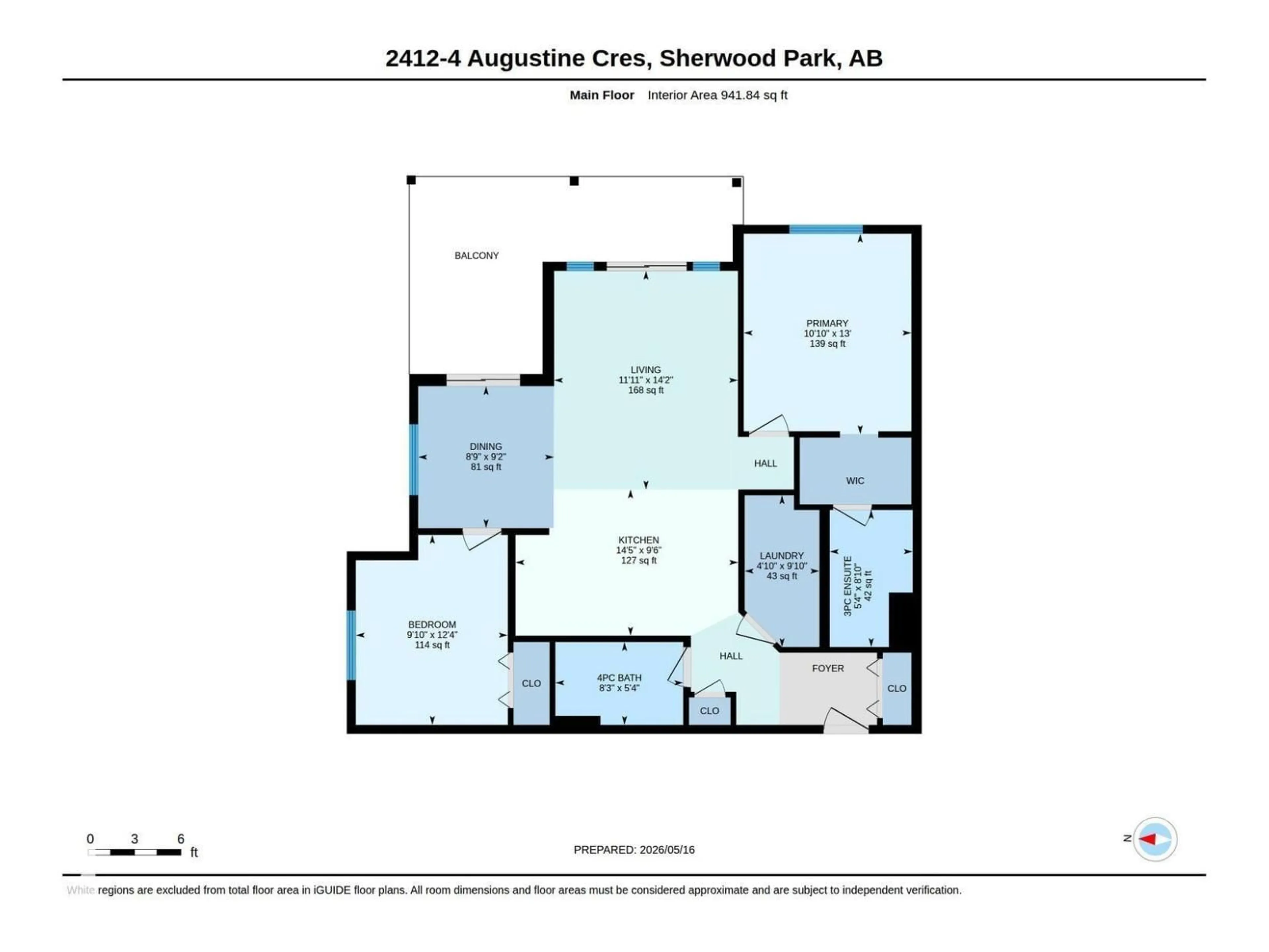 Floor plan for 2412 AUGUSTINE CR, Sherwood Park Alberta T8H0X8