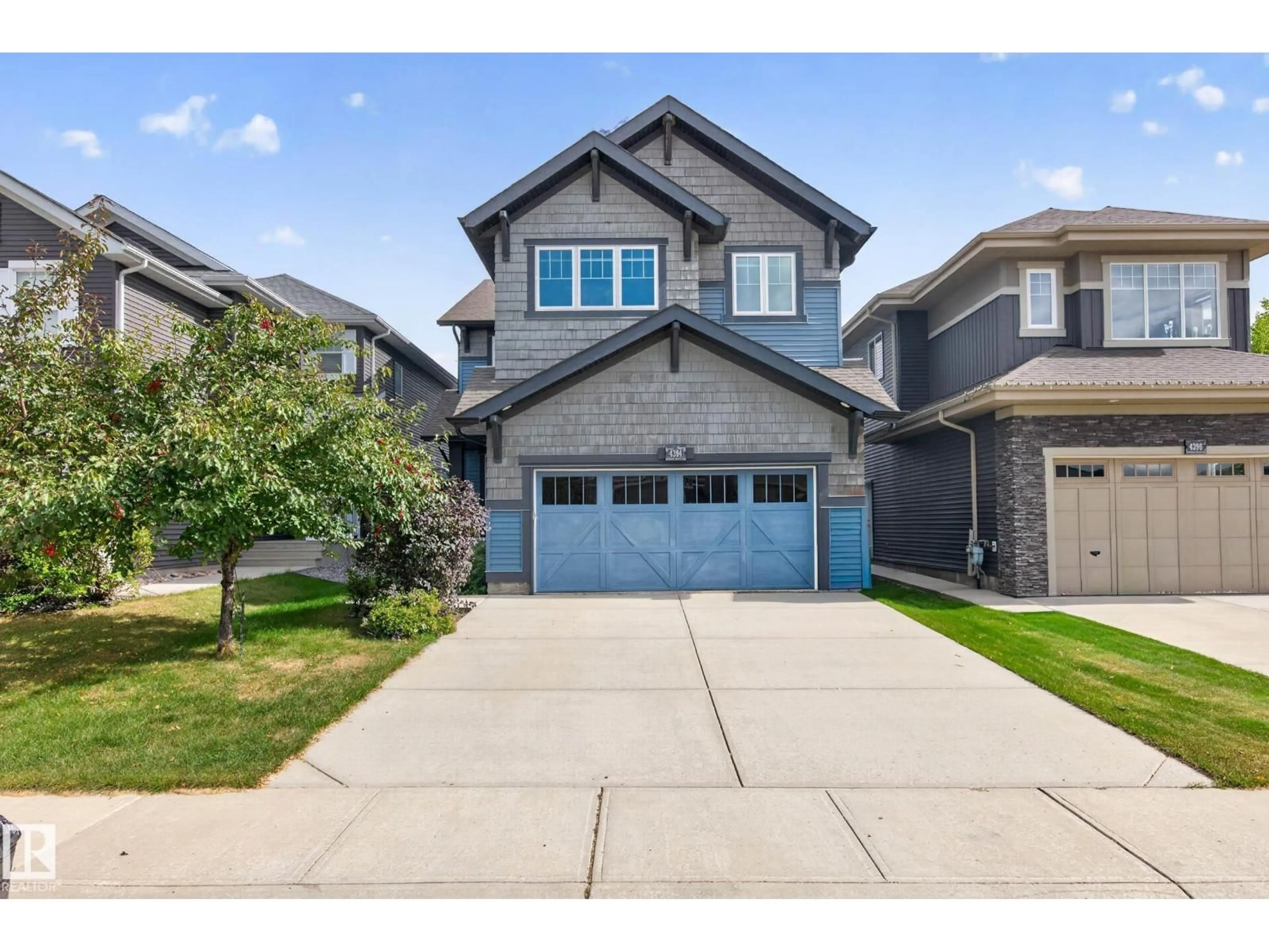 Home with vinyl exterior material, street for 4394 CRABAPPLE CR, Edmonton Alberta T6X0X9