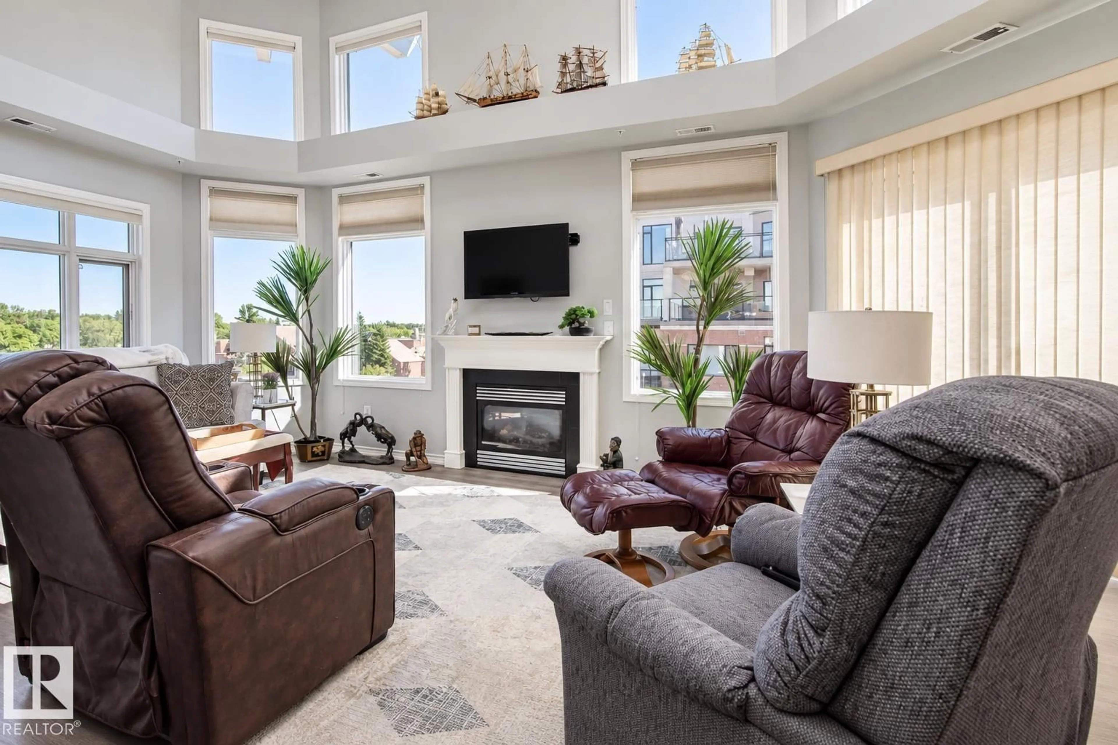 Living room with furniture, unknown for #502 - 121 FESTIVAL WY, Sherwood Park Alberta T8A3B4