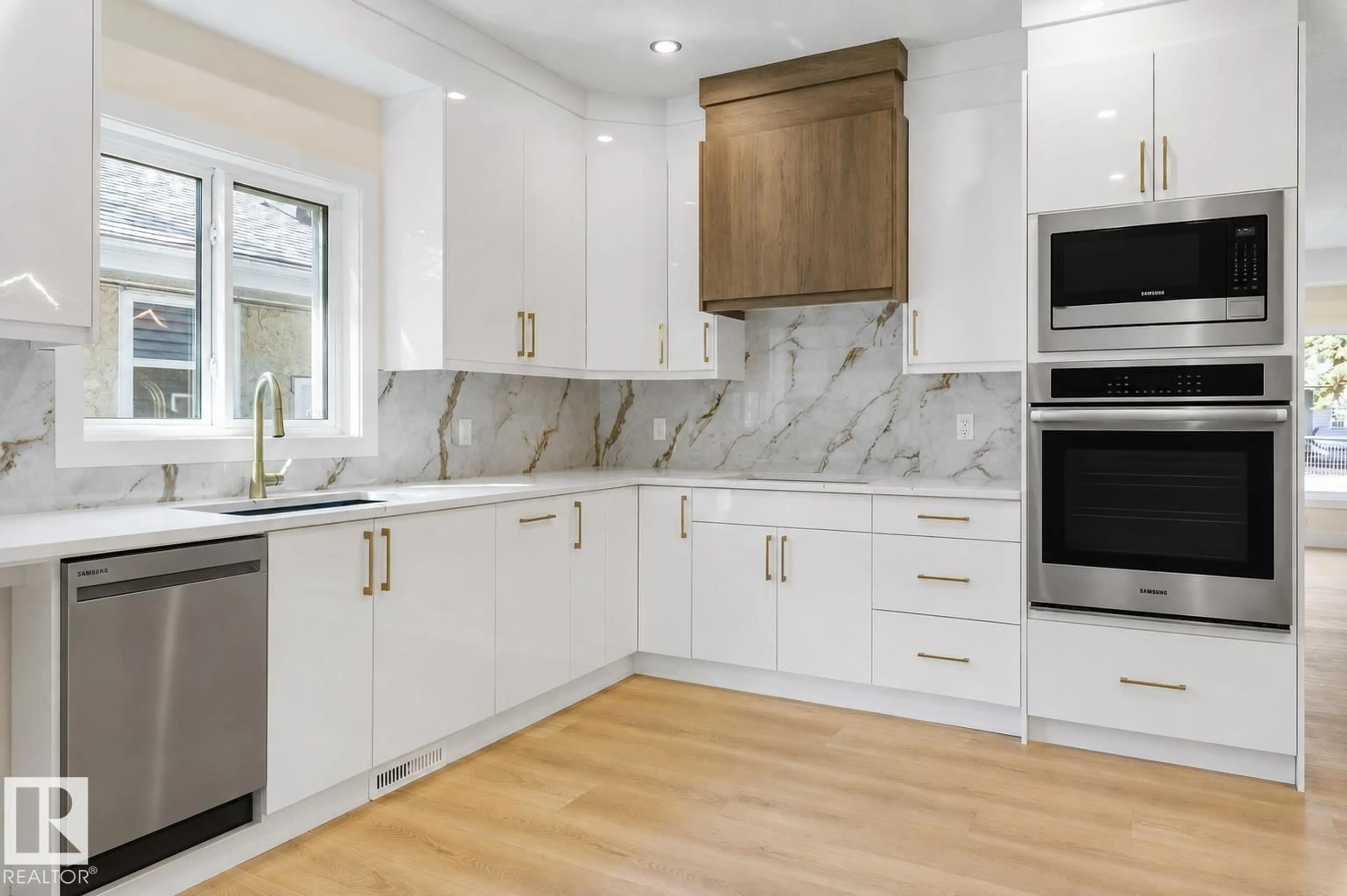 Contemporary kitchen, ceramic/tile floor for NW - 10323 79 ST, Edmonton Alberta T6A3G7