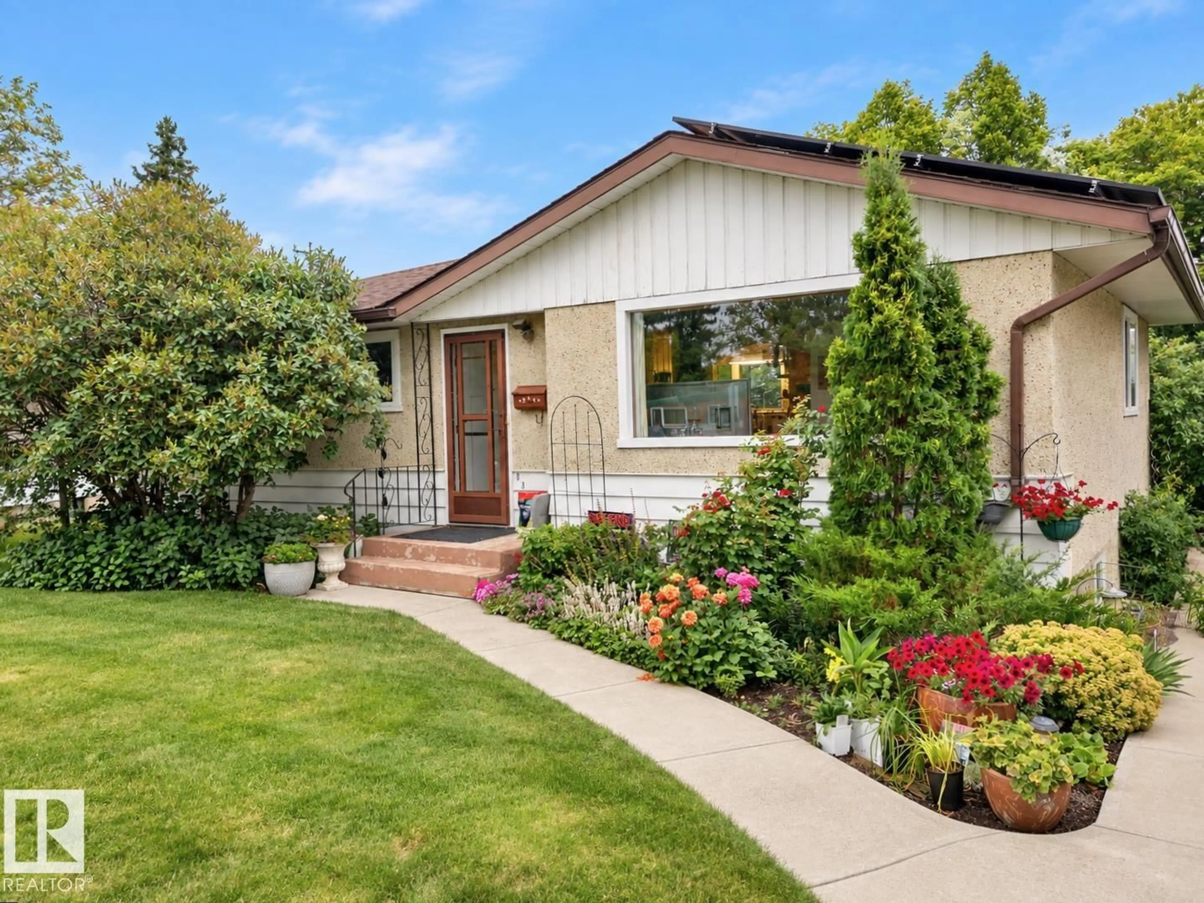 Home with brick exterior material, street for NW - 8311 160 ST, Edmonton Alberta T5R2H2