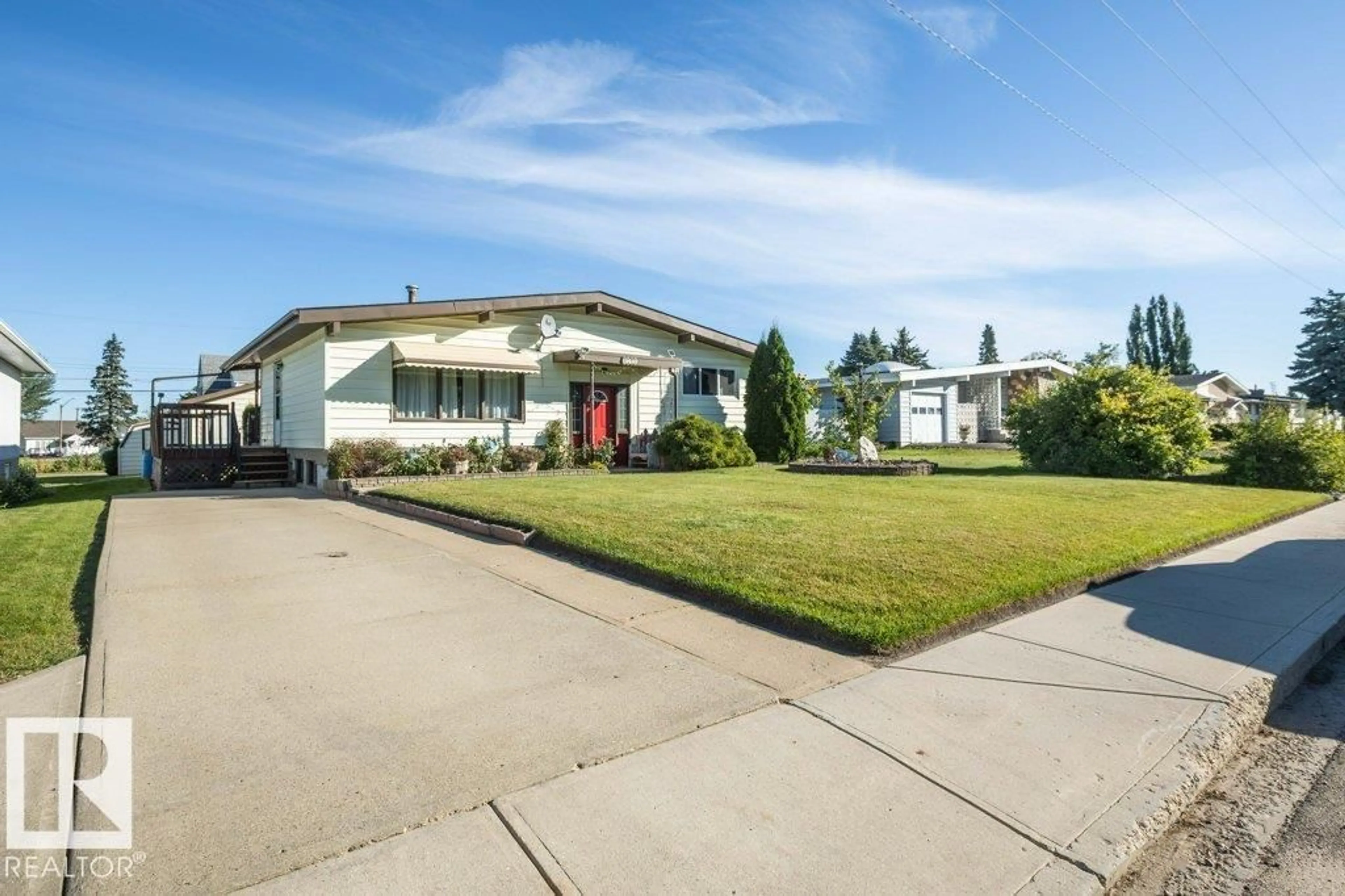A pic from outside/outdoor area/front of a property/back of a property/a pic from drone, street for 9716 99 ST, Westlock Alberta T7P1Y4