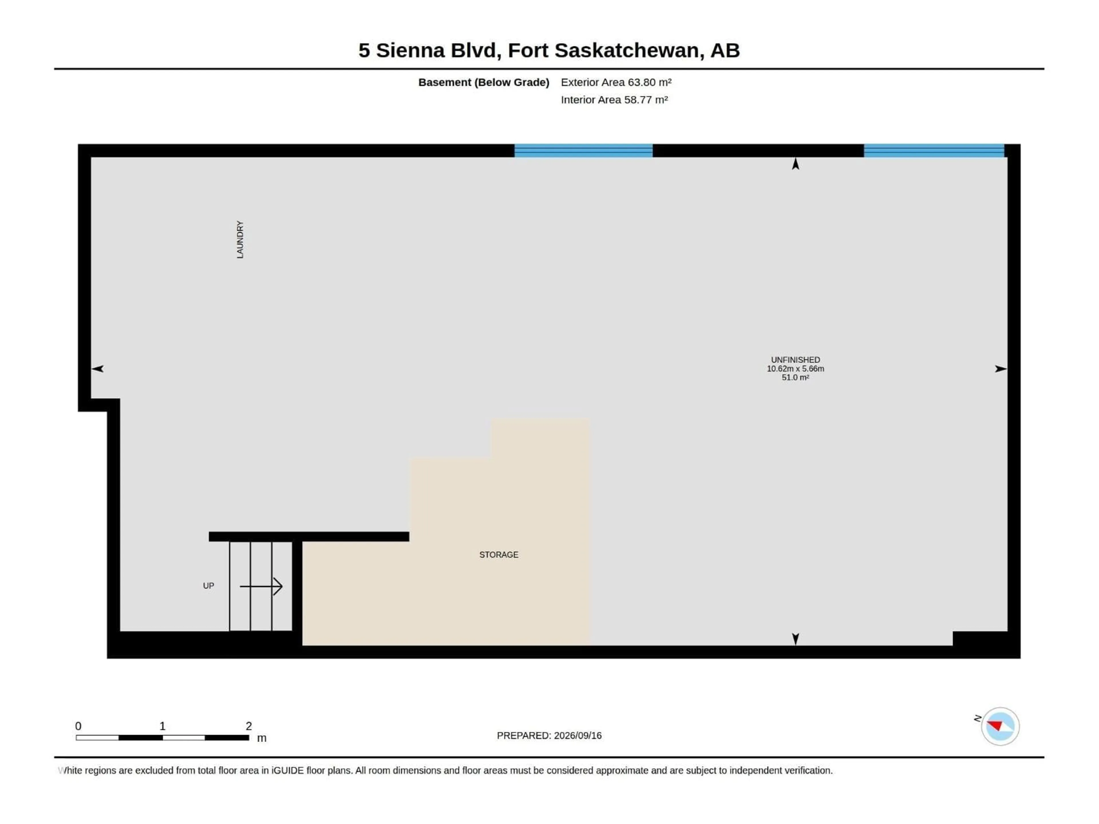 Floor plan for 5 SIENNA BV, Fort Saskatchewan Alberta T8L0W2