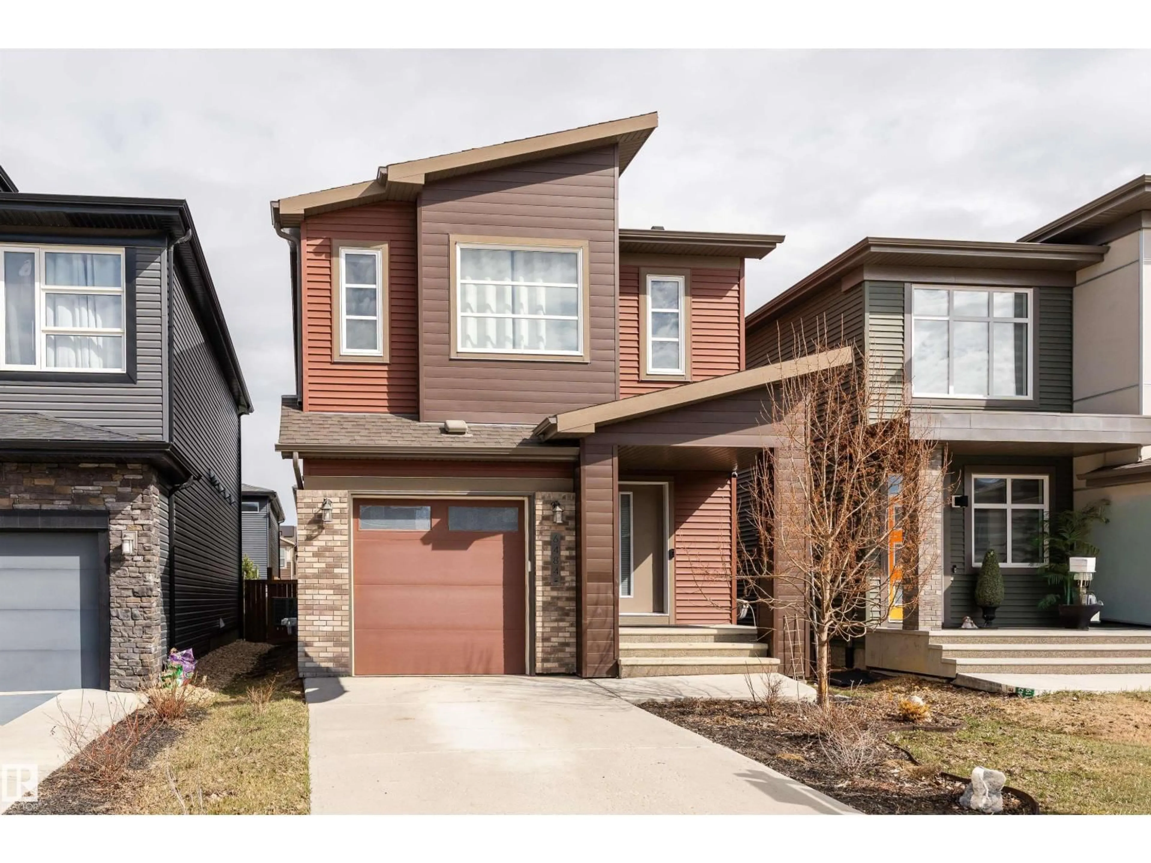 Home with brick exterior material, street for 6484 KING WD, Edmonton Alberta T6W3Z9