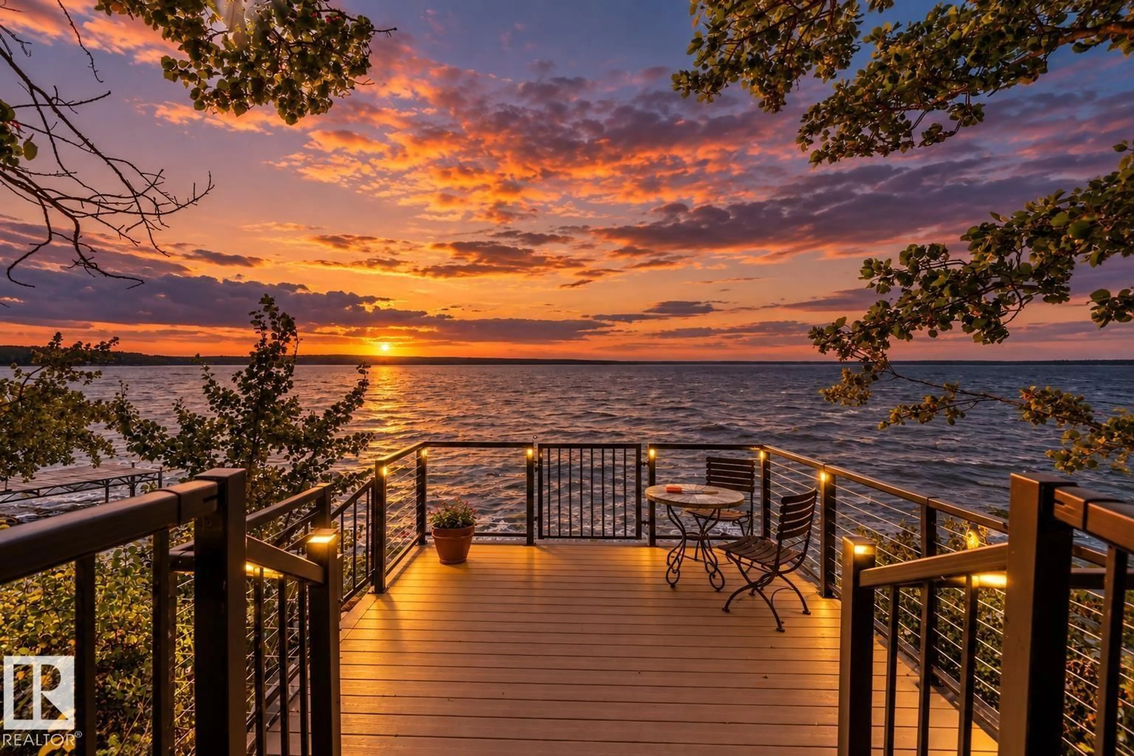 Patio, water/lake/river/ocean view for 60528 - 21 RGE RD 464A, Rural Bonnyville M.D. Alberta T9N2J6
