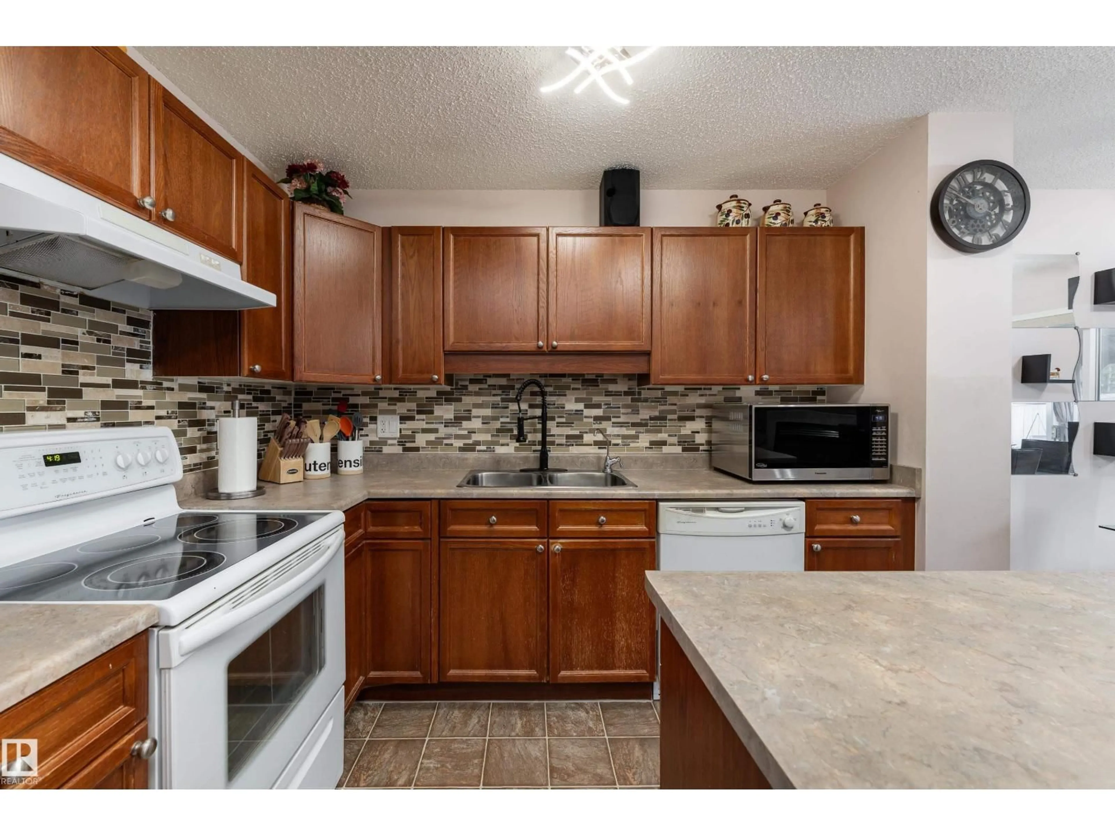 Standard kitchen, ceramic/tile floor for 2309 27 AV, Edmonton Alberta T6T0A5