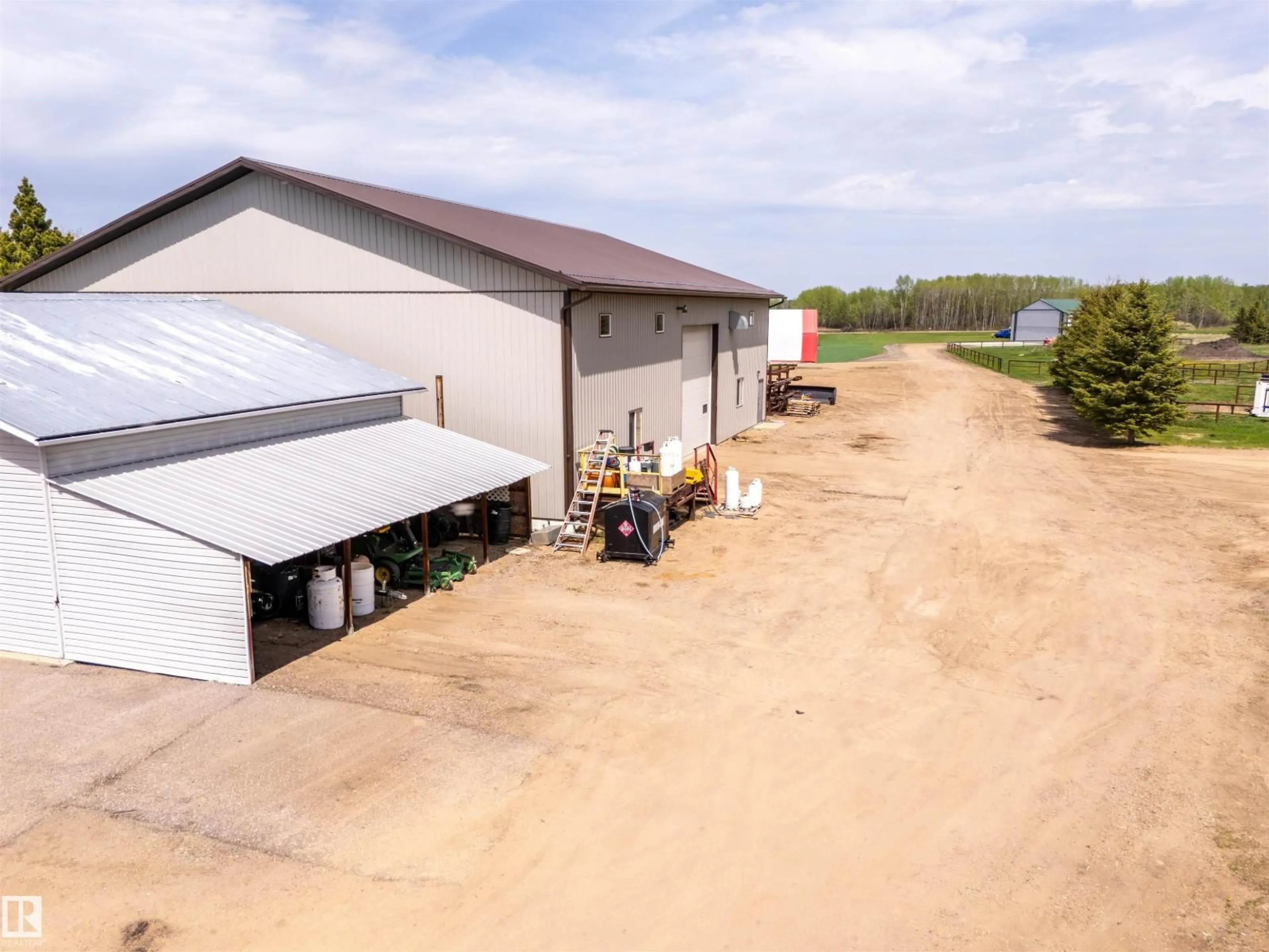 A pic from outside/outdoor area/front of a property/back of a property/a pic from drone, building for 62103 RANGE ROAD 461, Rural Bonnyville M.D. Alberta T9N2J6