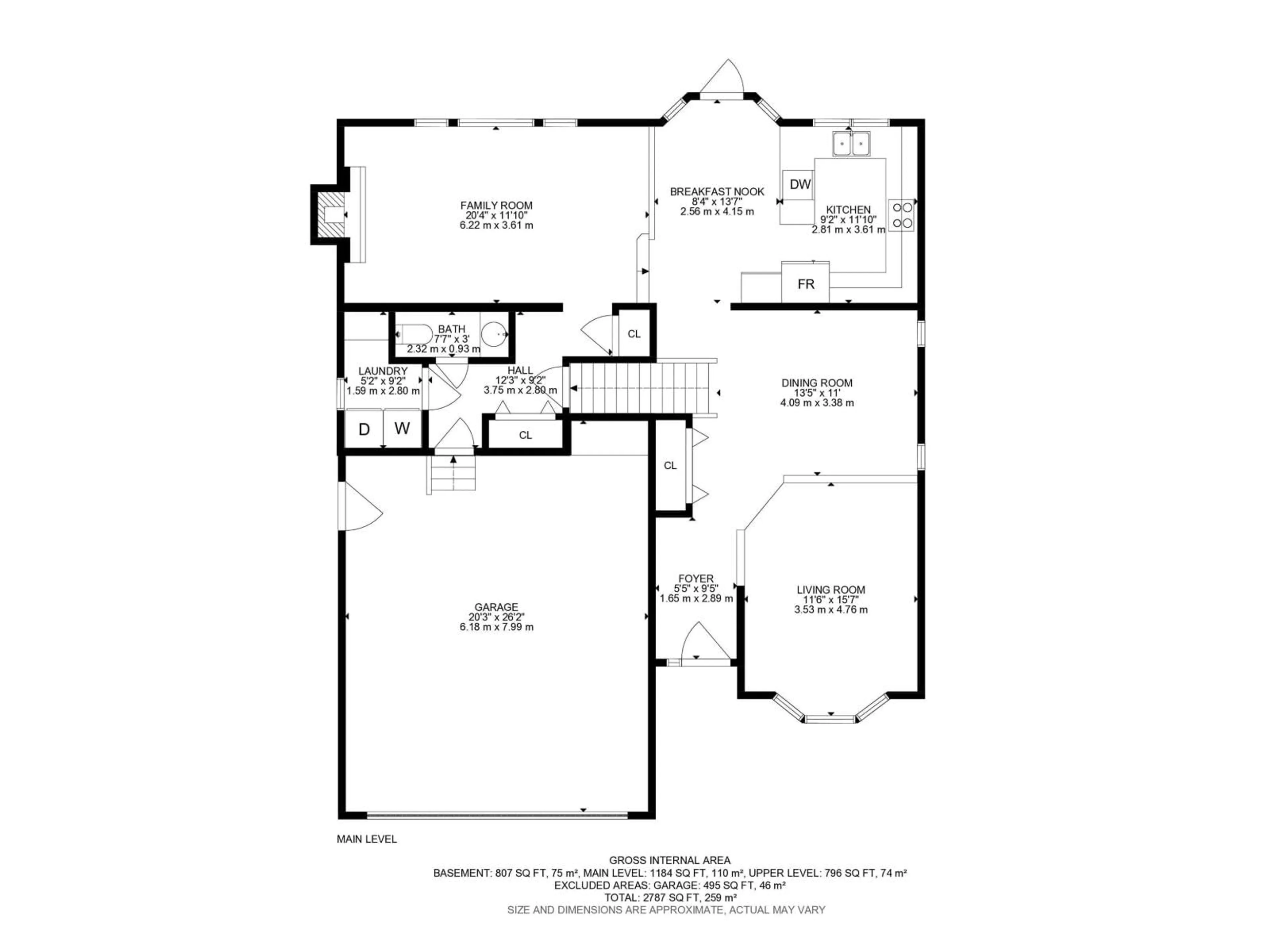 Floor plan for 2 STONESHIRE CL, Spruce Grove Alberta T7X3E1