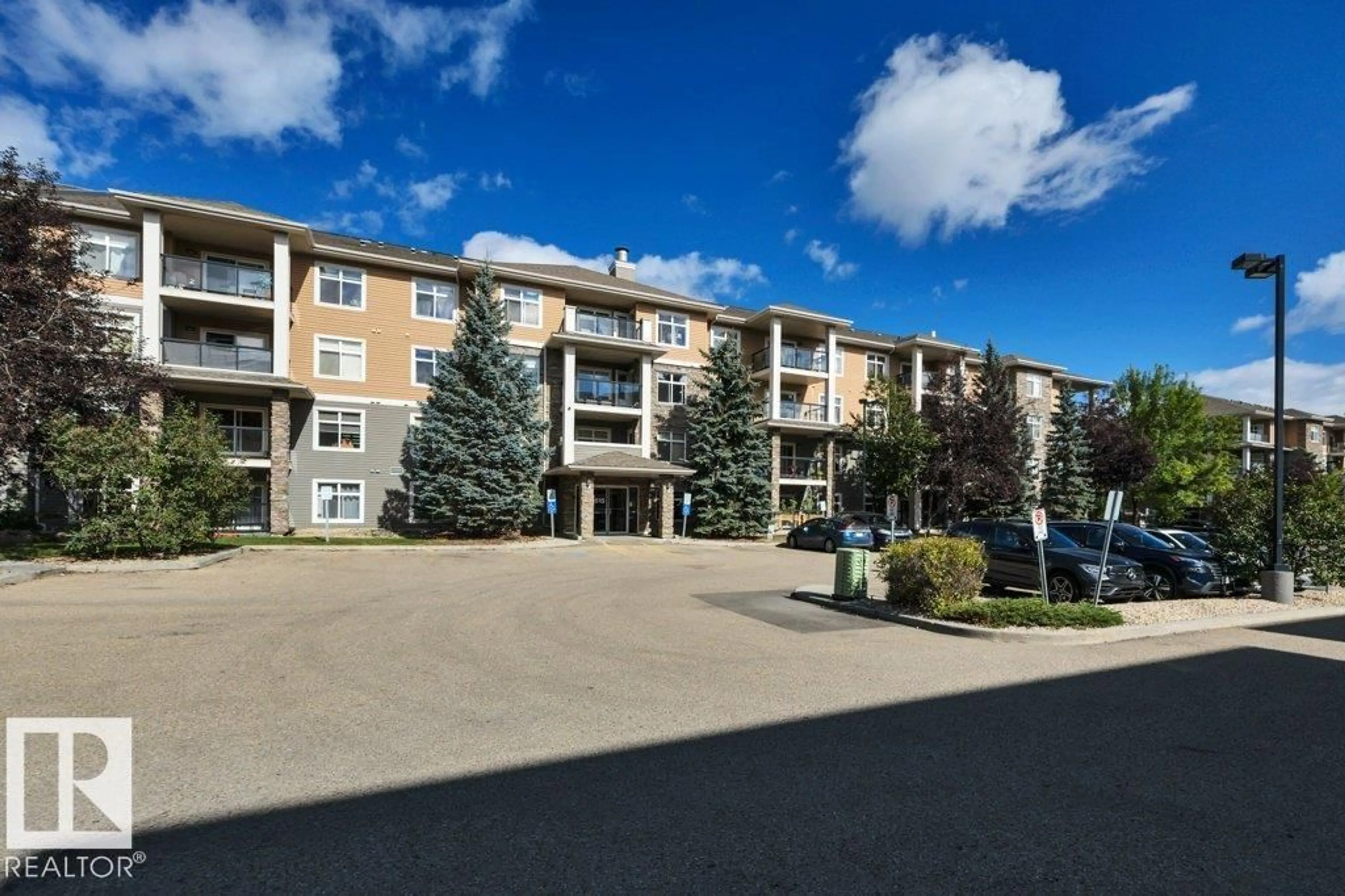 A pic from outside/outdoor area/front of a property/back of a property/a pic from drone, water/lake/river/ocean view for #114 - 11615 ELLERSLIE RD, Edmonton Alberta T6W0J3