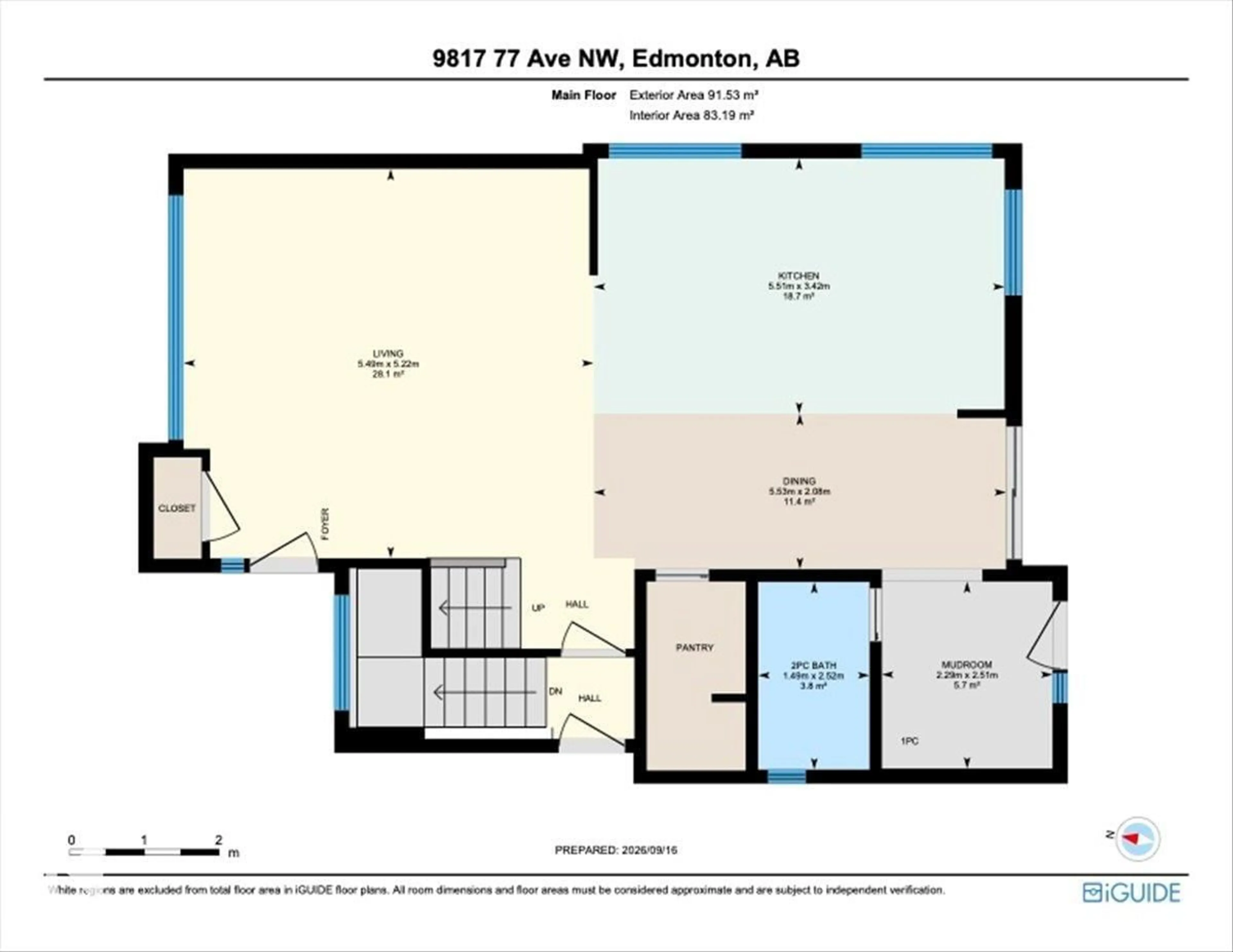 Floor plan for 9817 77 AV, Edmonton Alberta T6E1M3