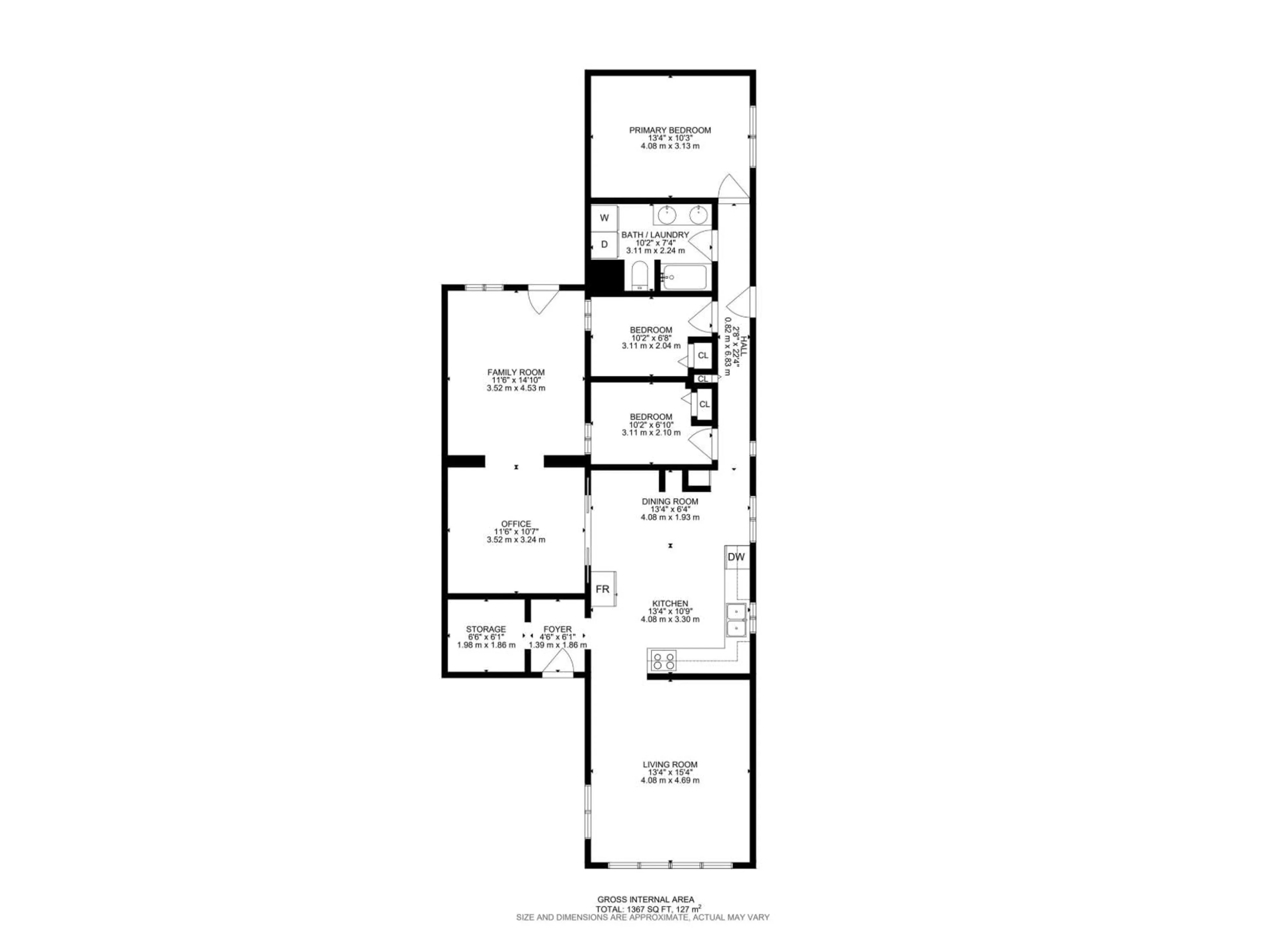 Floor plan for NW - 61 WEST VIEW BV, Edmonton Alberta T5S1T5