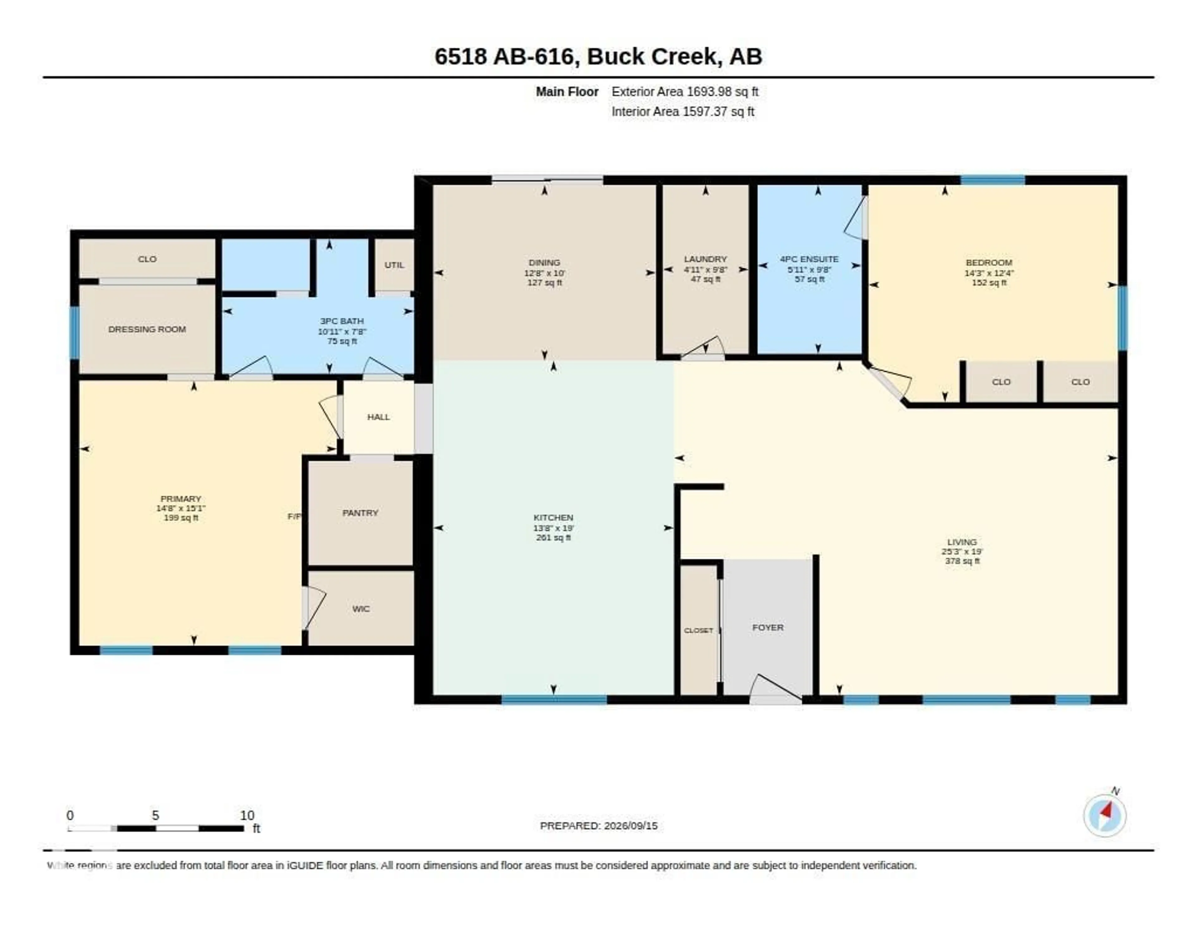Floor plan for 6518 HIGHWAY 6161, Rural Brazeau County Alberta T0E0S0