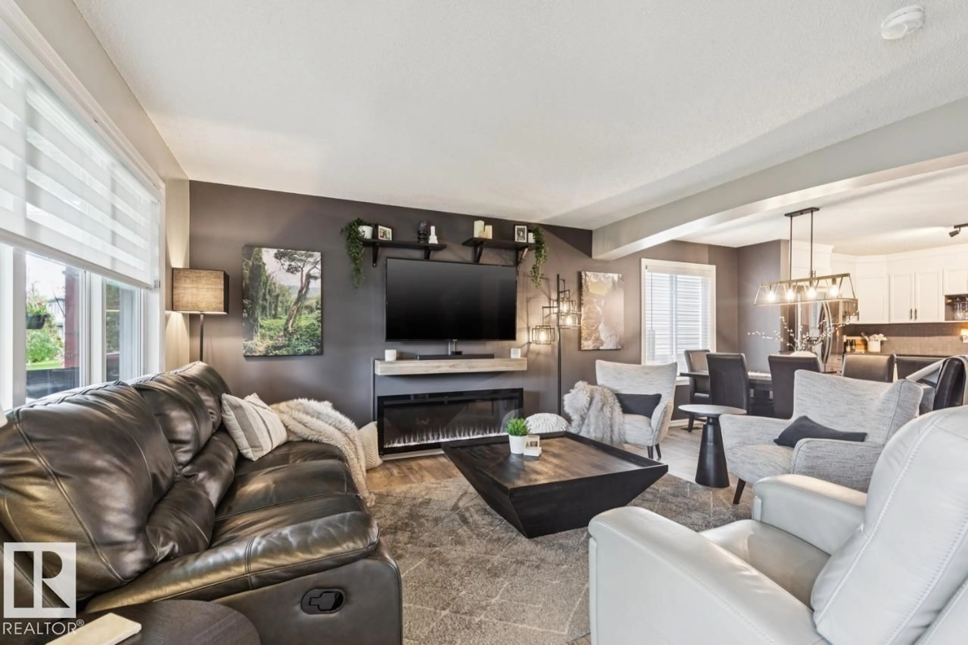 Living room with furniture, unknown for NW - 17820 89 ST, Edmonton Alberta T5Z0A6