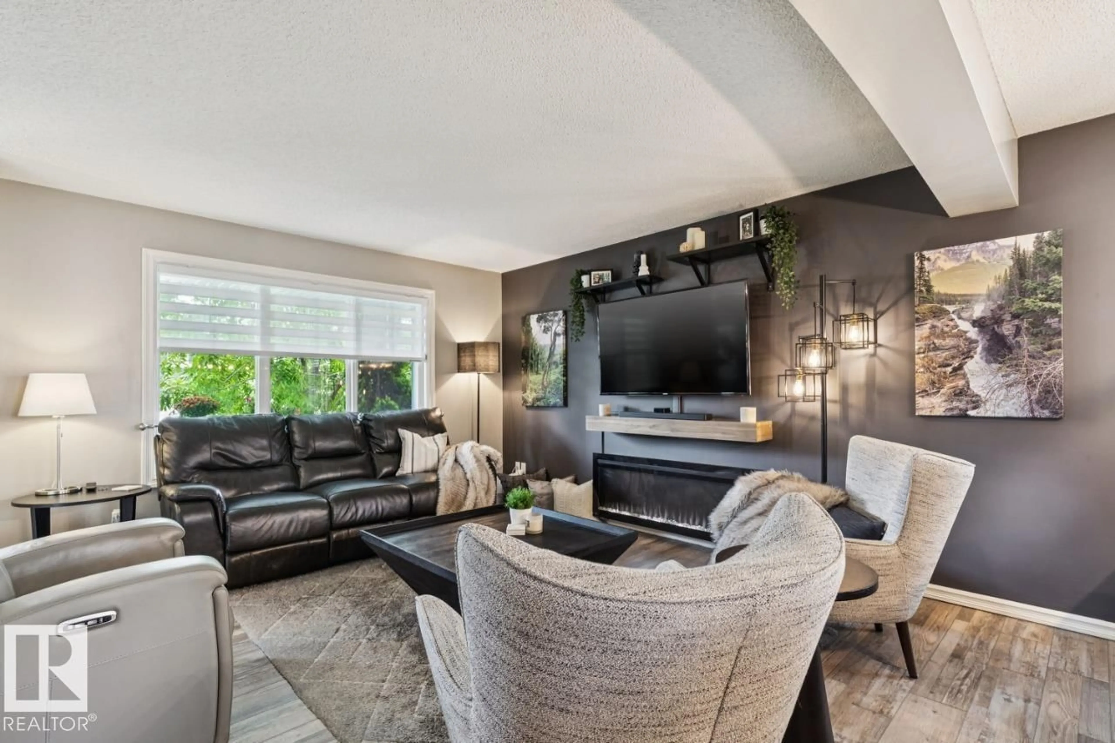 Living room with furniture, unknown for NW - 17820 89 ST, Edmonton Alberta T5Z0A6
