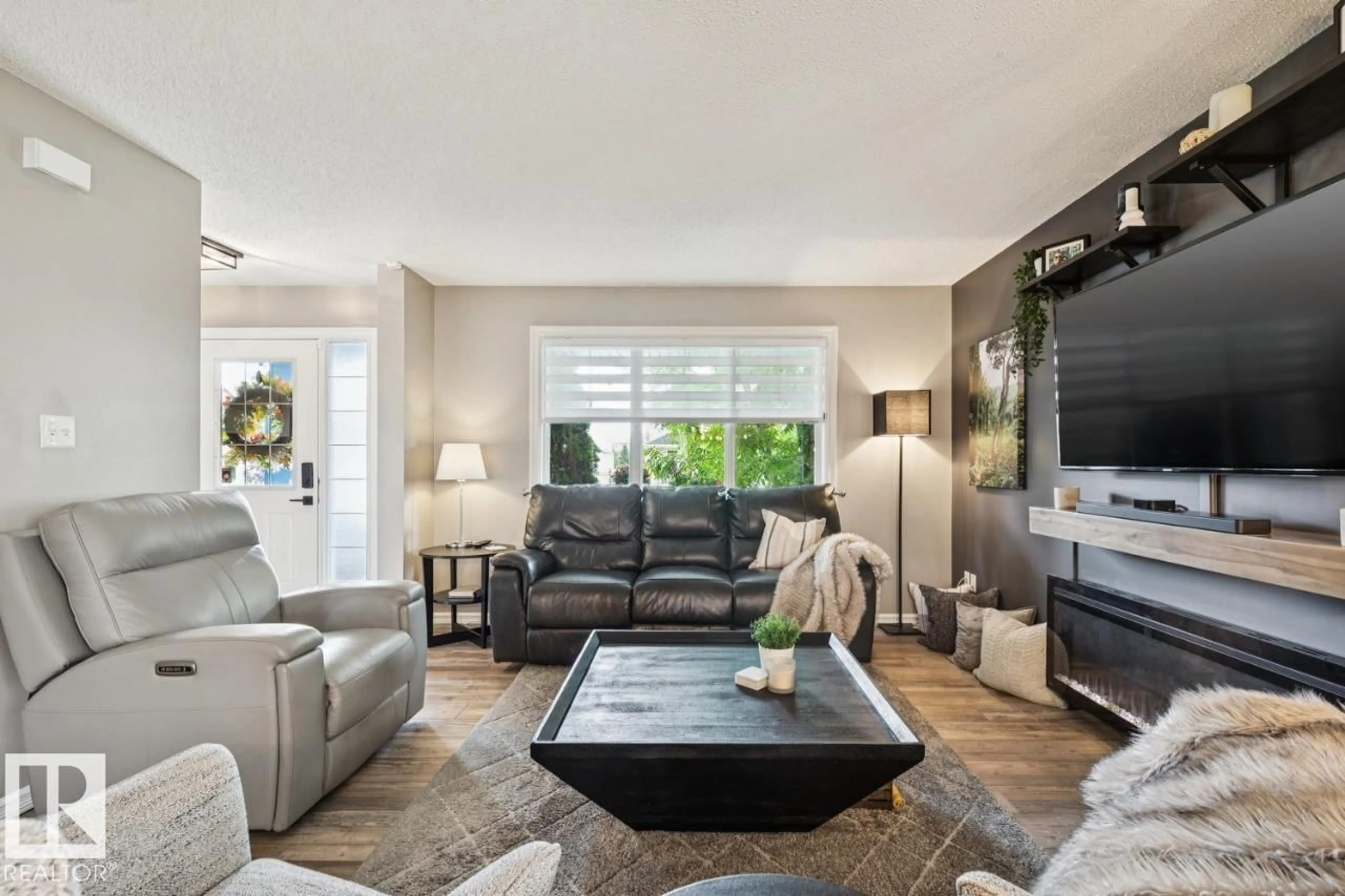 Living room with furniture, unknown for NW - 17820 89 ST, Edmonton Alberta T5Z0A6
