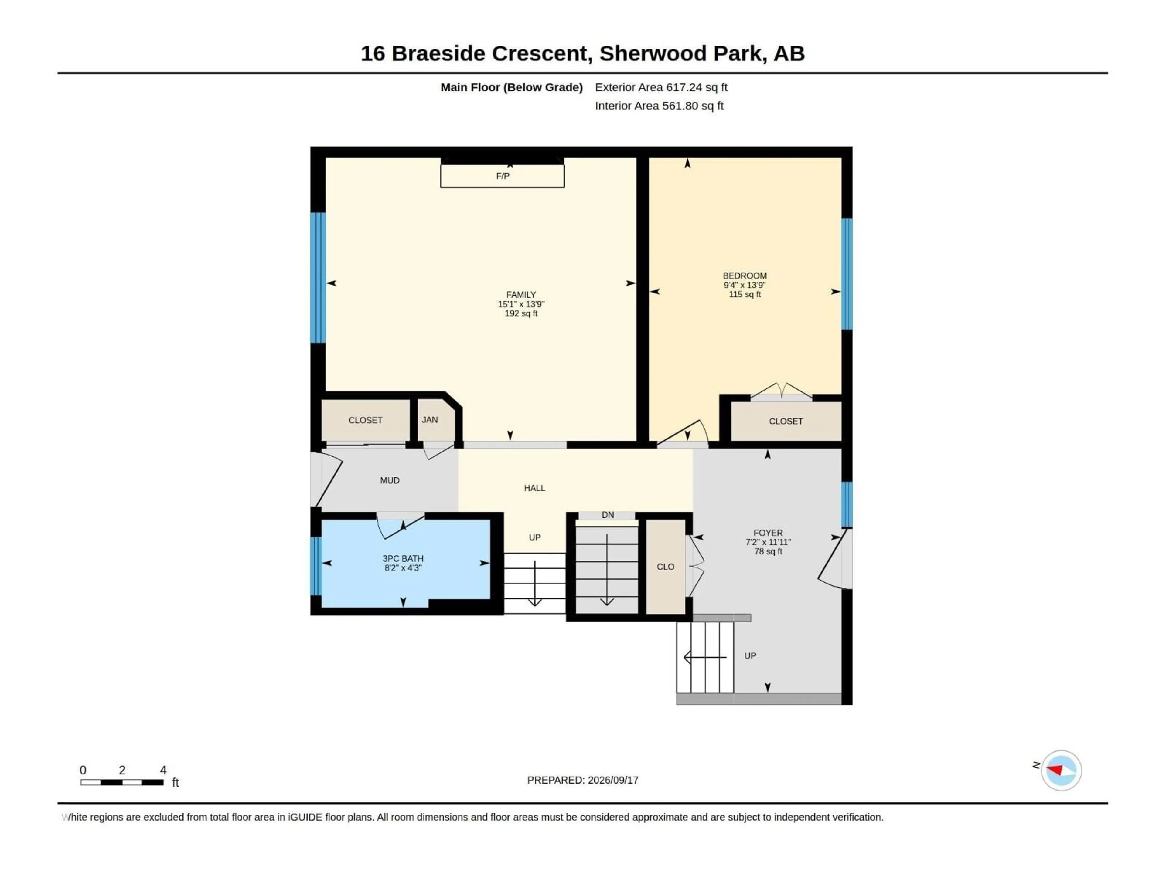 Floor plan for 16 BRAESIDE CR, Sherwood Park Alberta T8A2M8