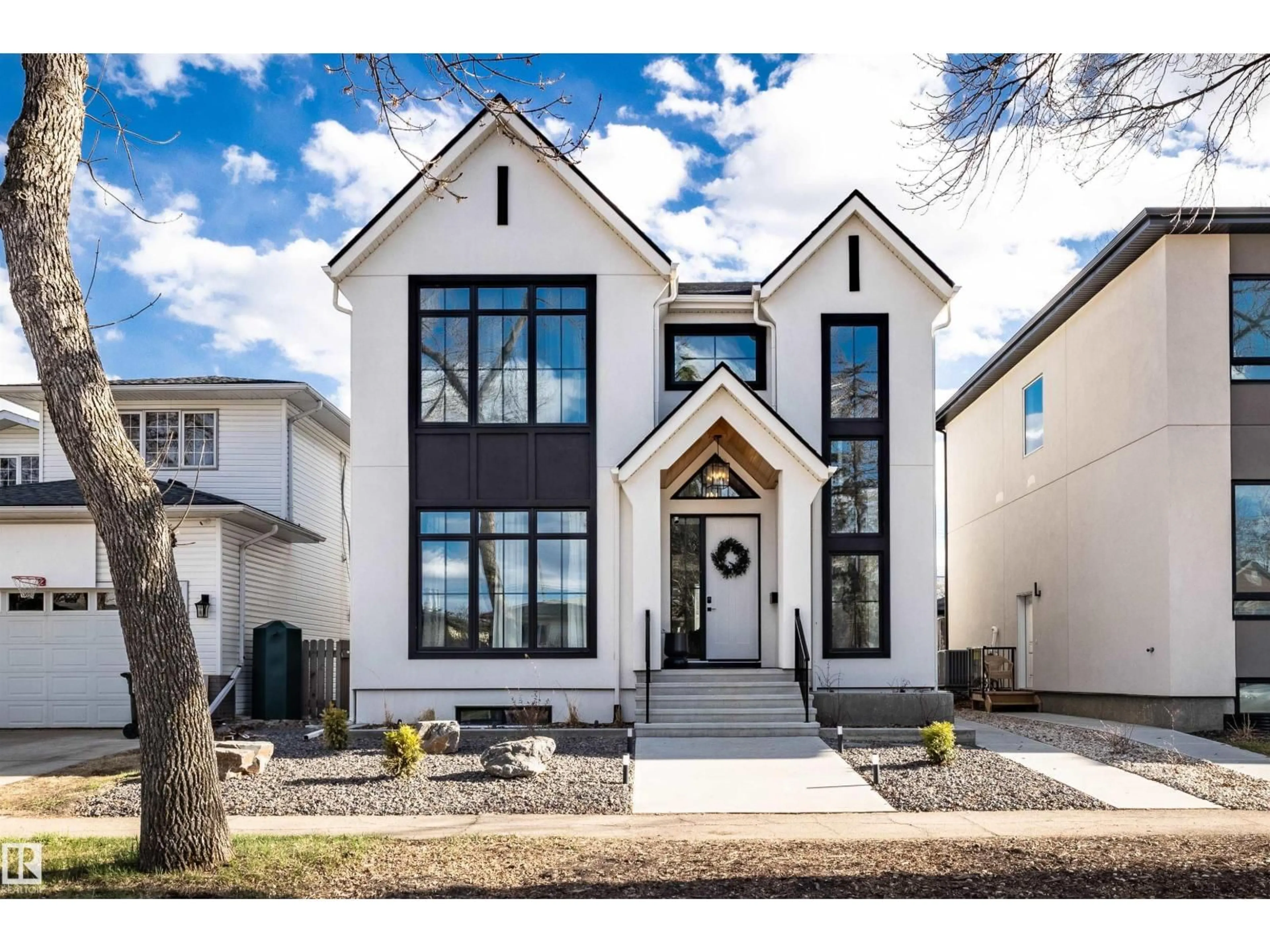 Home with brick exterior material, street for 8350 120 ST, Edmonton Alberta T6G1X2