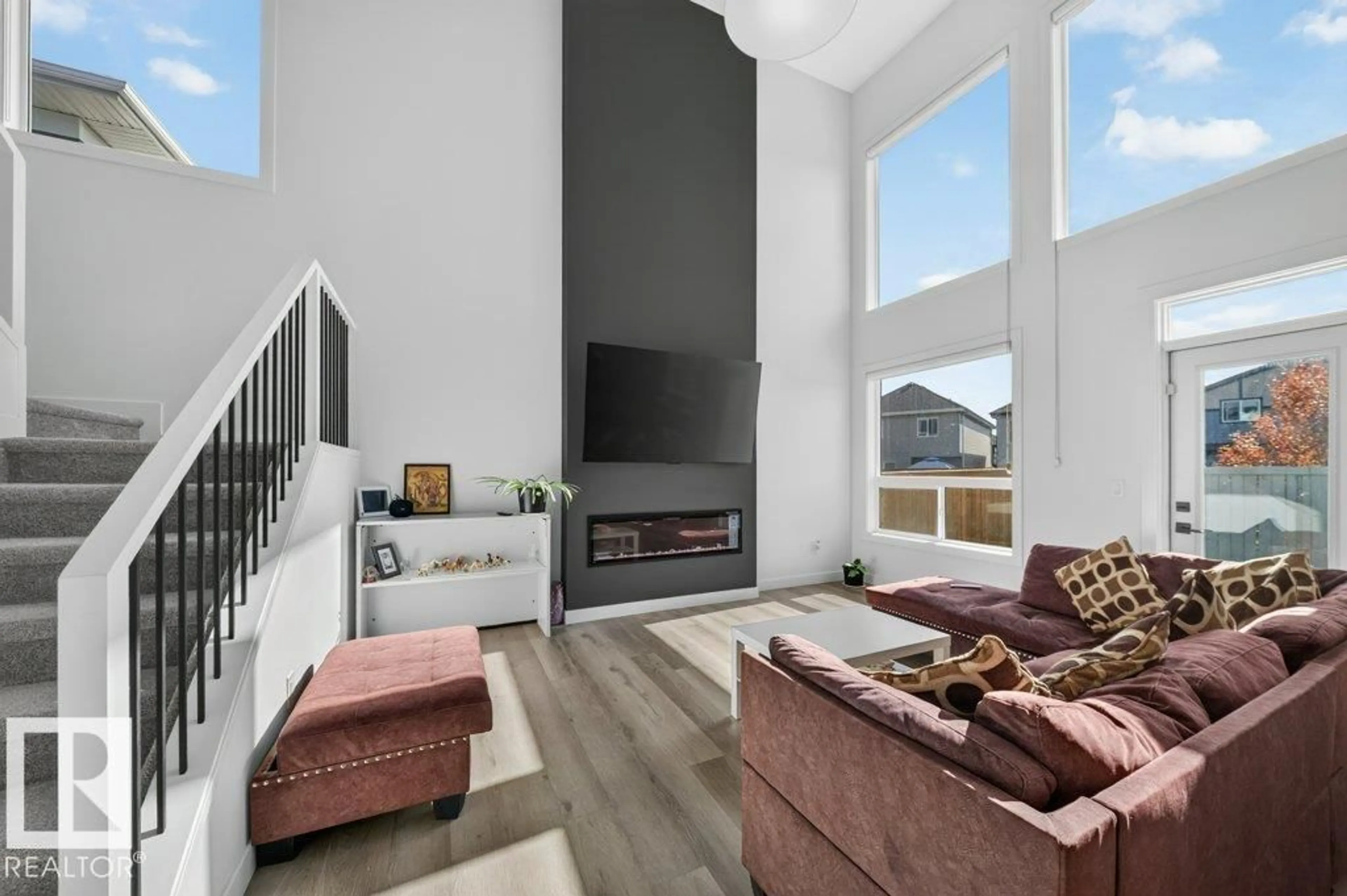 Living room with furniture, unknown for 3464 CHECKNITA TC, Edmonton Alberta T6W4W5