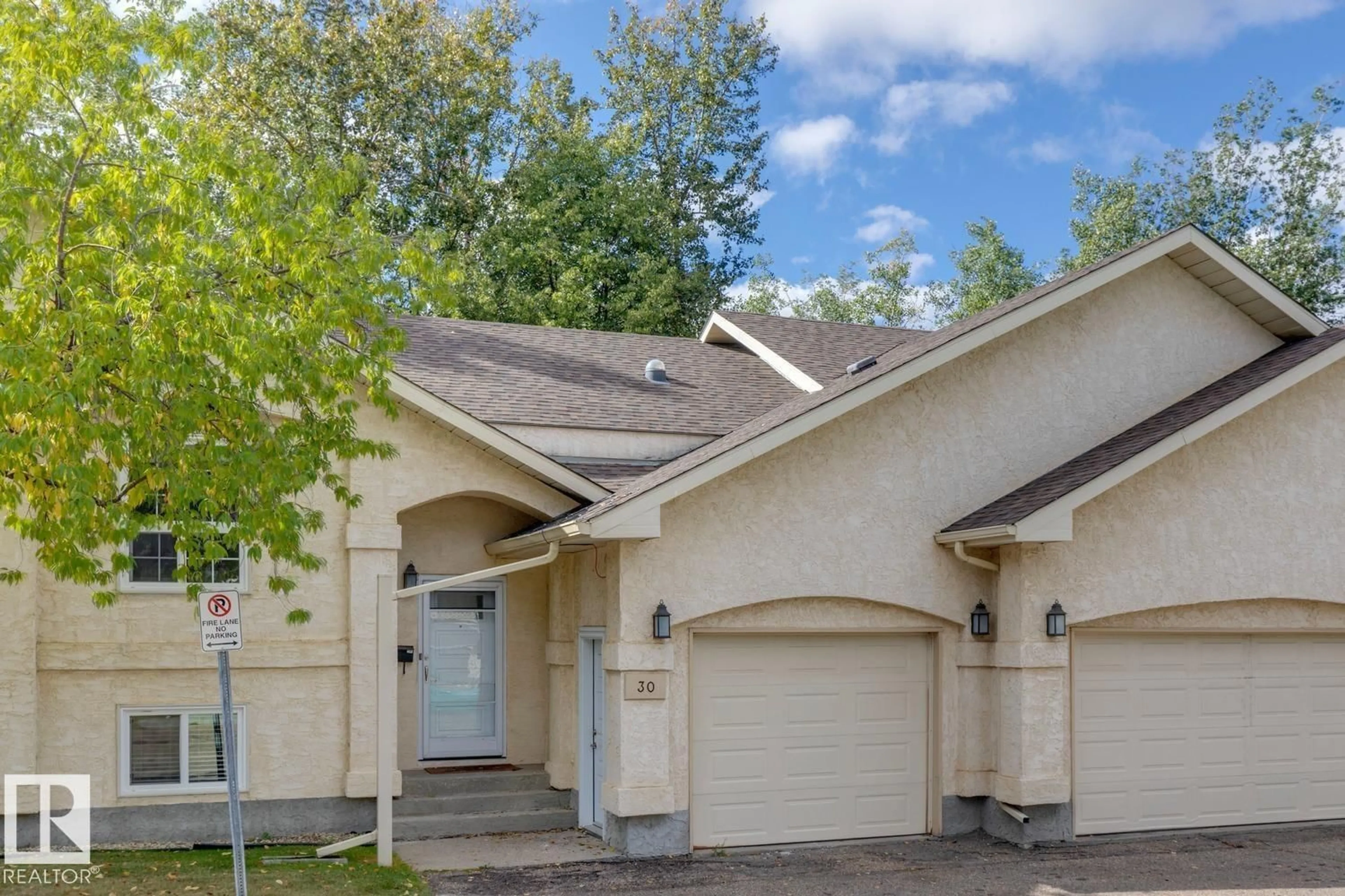 Home with vinyl exterior material, street for #30 - 4630 17 AV, Edmonton Alberta T6L6H3