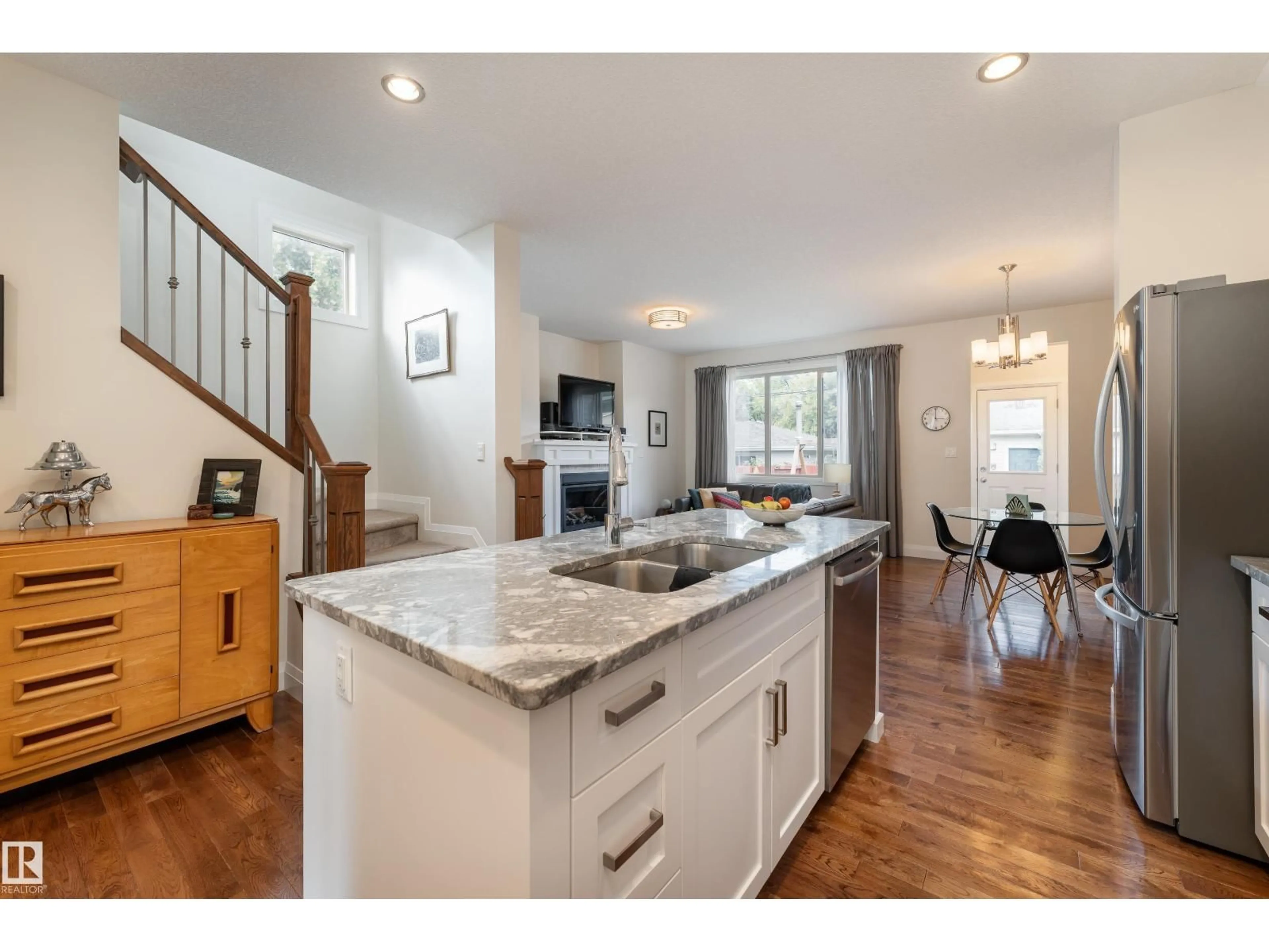 Open concept kitchen, unknown for 8340 79 AV, Edmonton Alberta T6C0R3