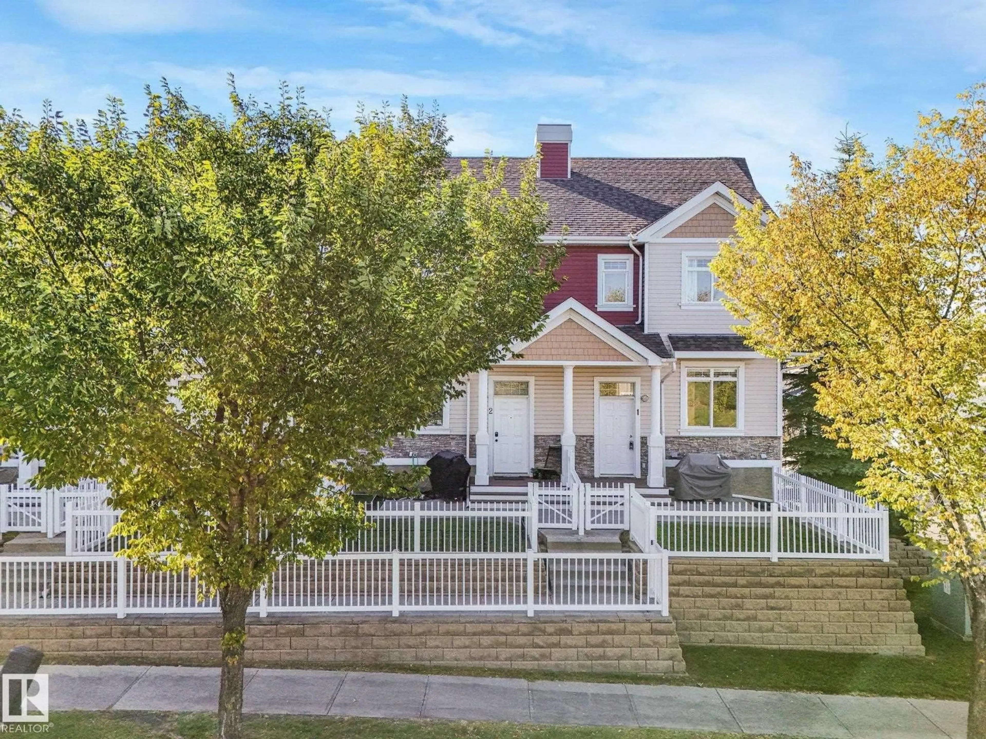 A pic from outside/outdoor area/front of a property/back of a property/a pic from drone, street for #2 - 1804 70 ST, Edmonton Alberta T6X0H4
