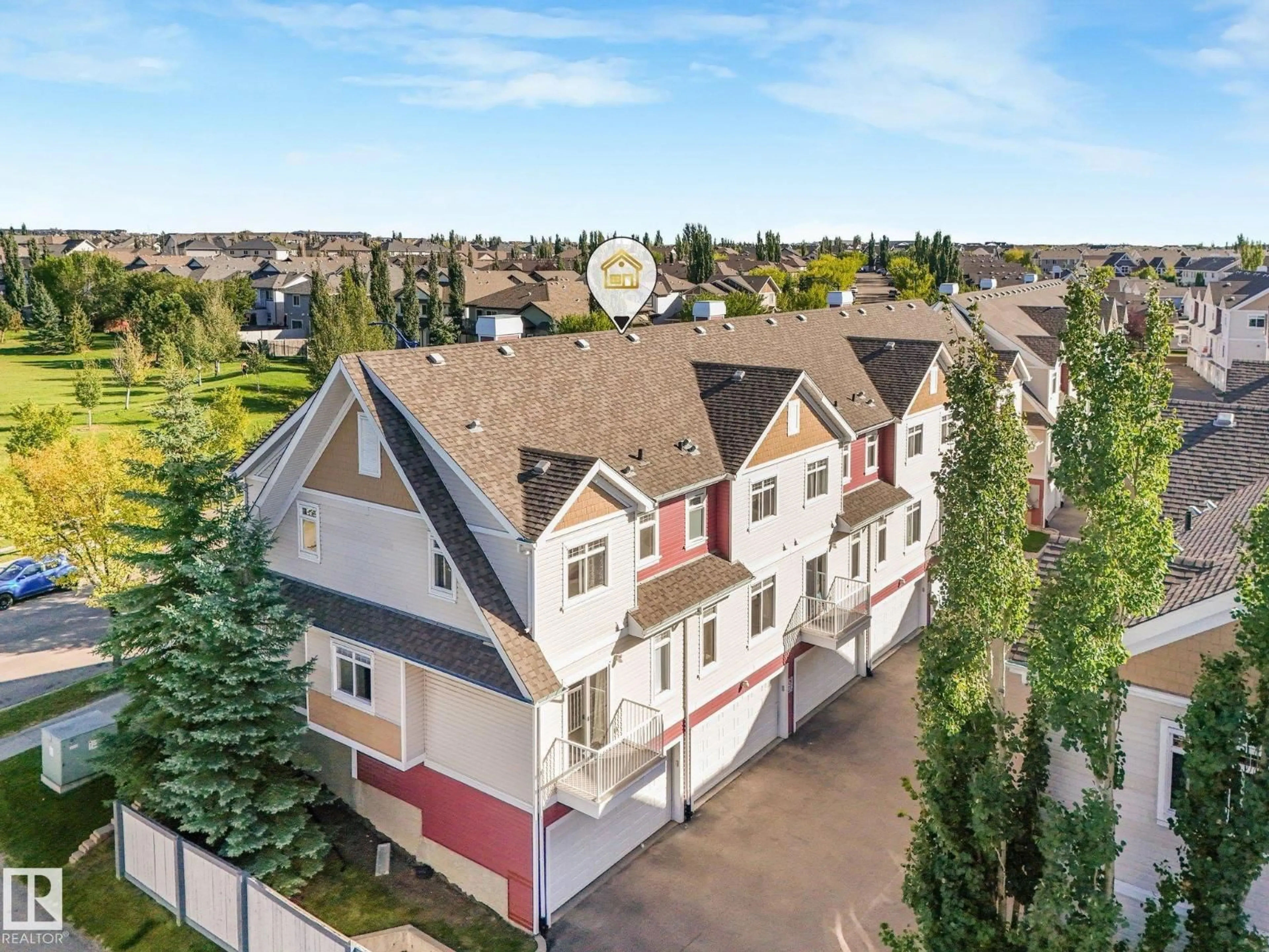 A pic from outside/outdoor area/front of a property/back of a property/a pic from drone, unknown for #2 - 1804 70 ST, Edmonton Alberta T6X0H4