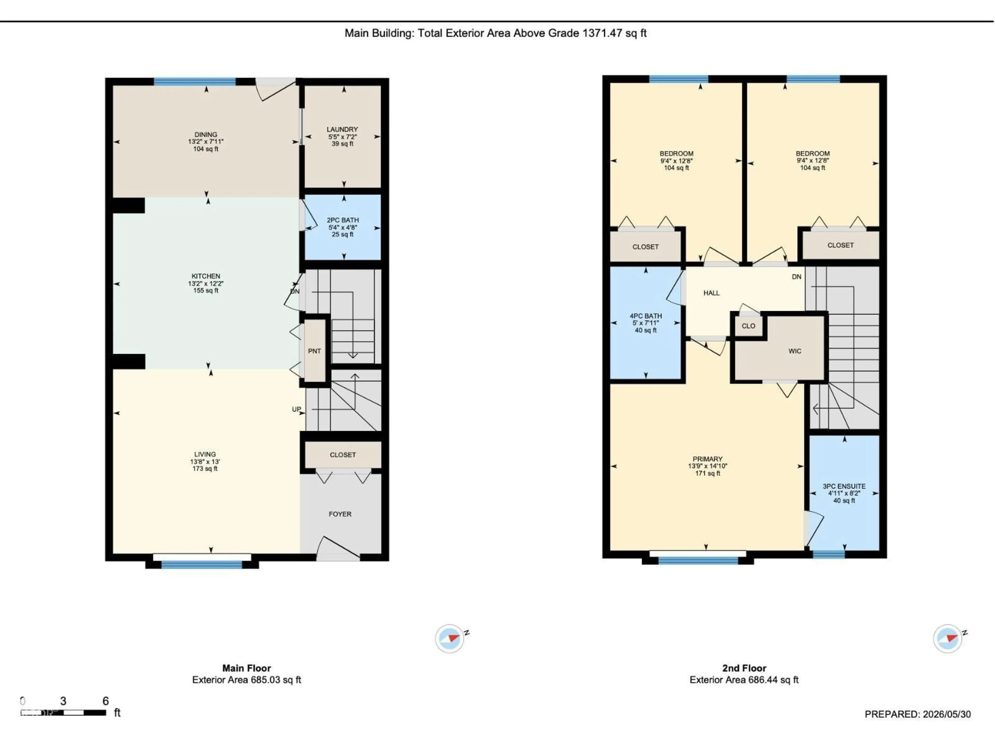 Floor plan for 492 EBBERS WY, Edmonton Alberta T5Y3T7