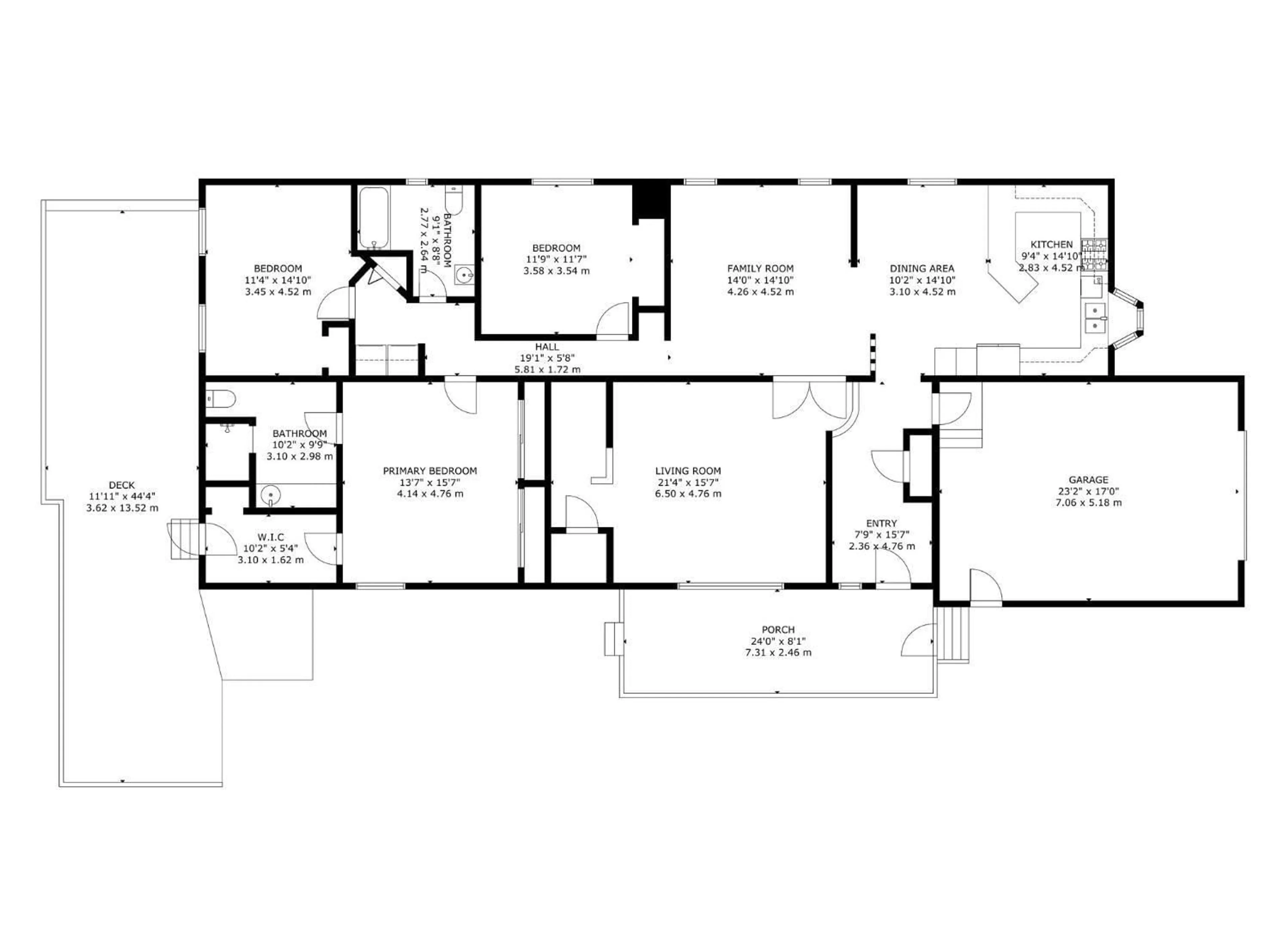 Floor plan for #252 - 305 CALAHOO RD, Spruce Grove Alberta T7X3L2