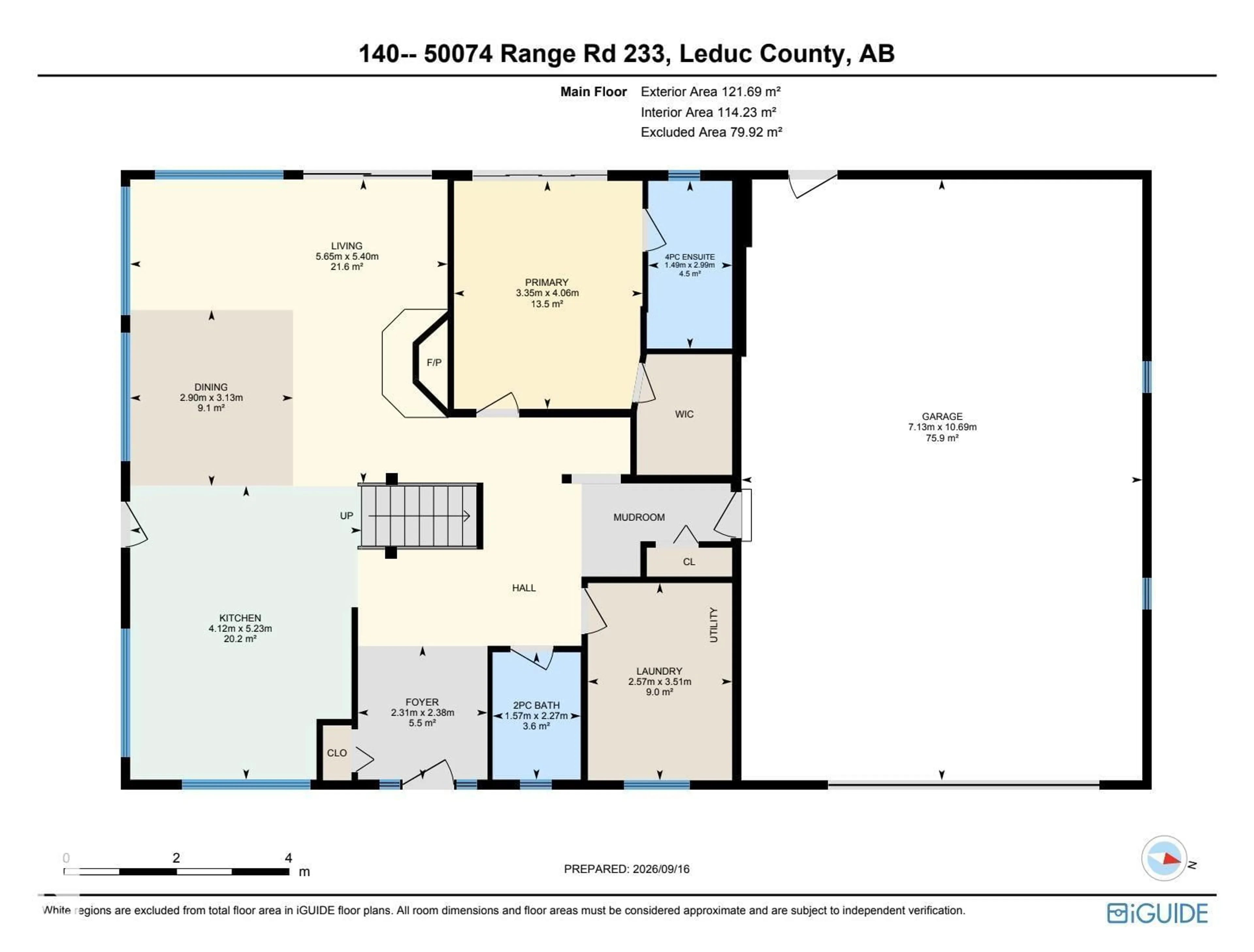 Floor plan for 140 50074 RGE RD 233, Rural Leduc County Alberta T4X0L2