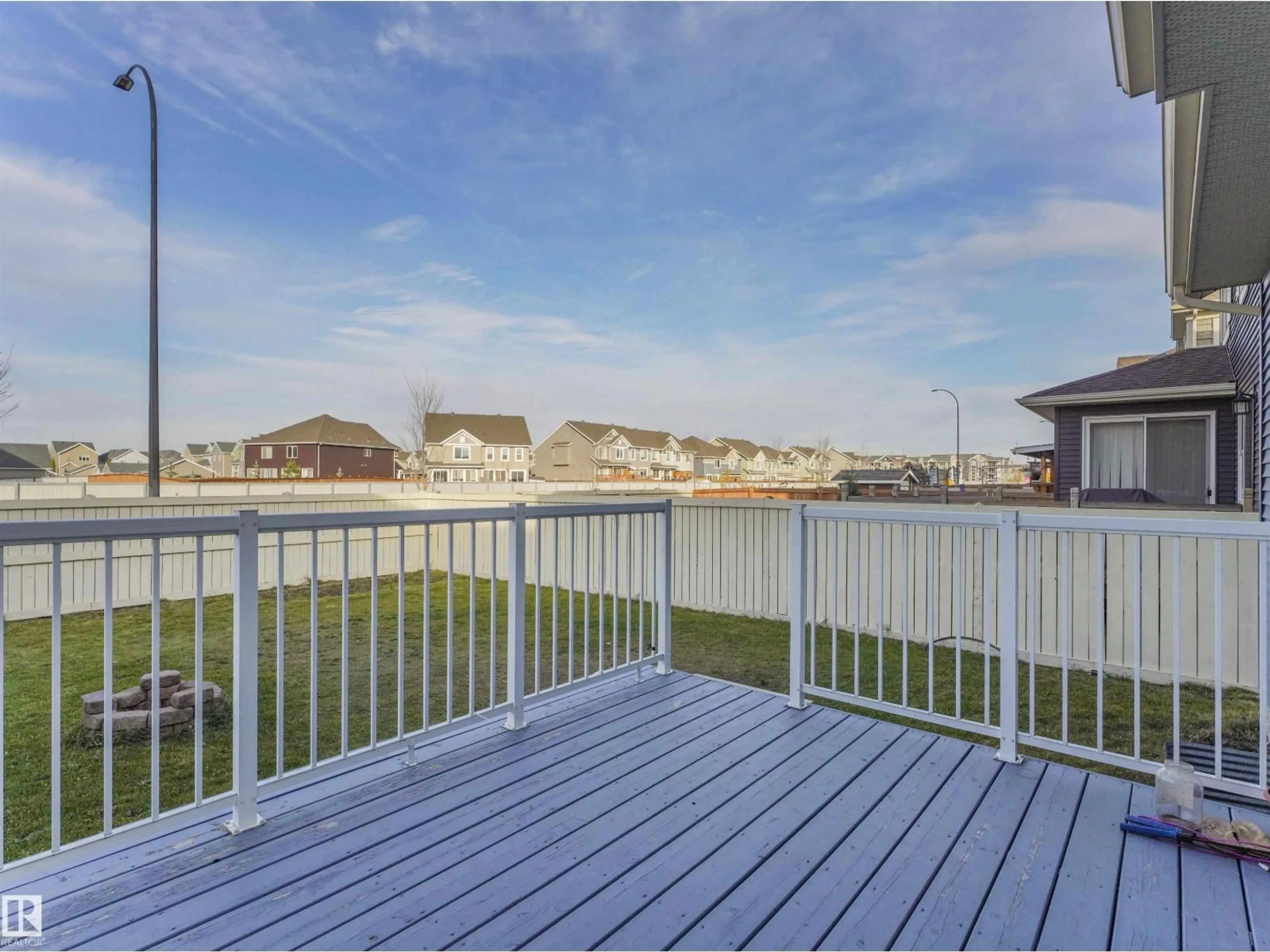 Patio, water/lake/river/ocean view for SW - 3565 CHERRY LANDING LD, Edmonton Alberta T6X2B5