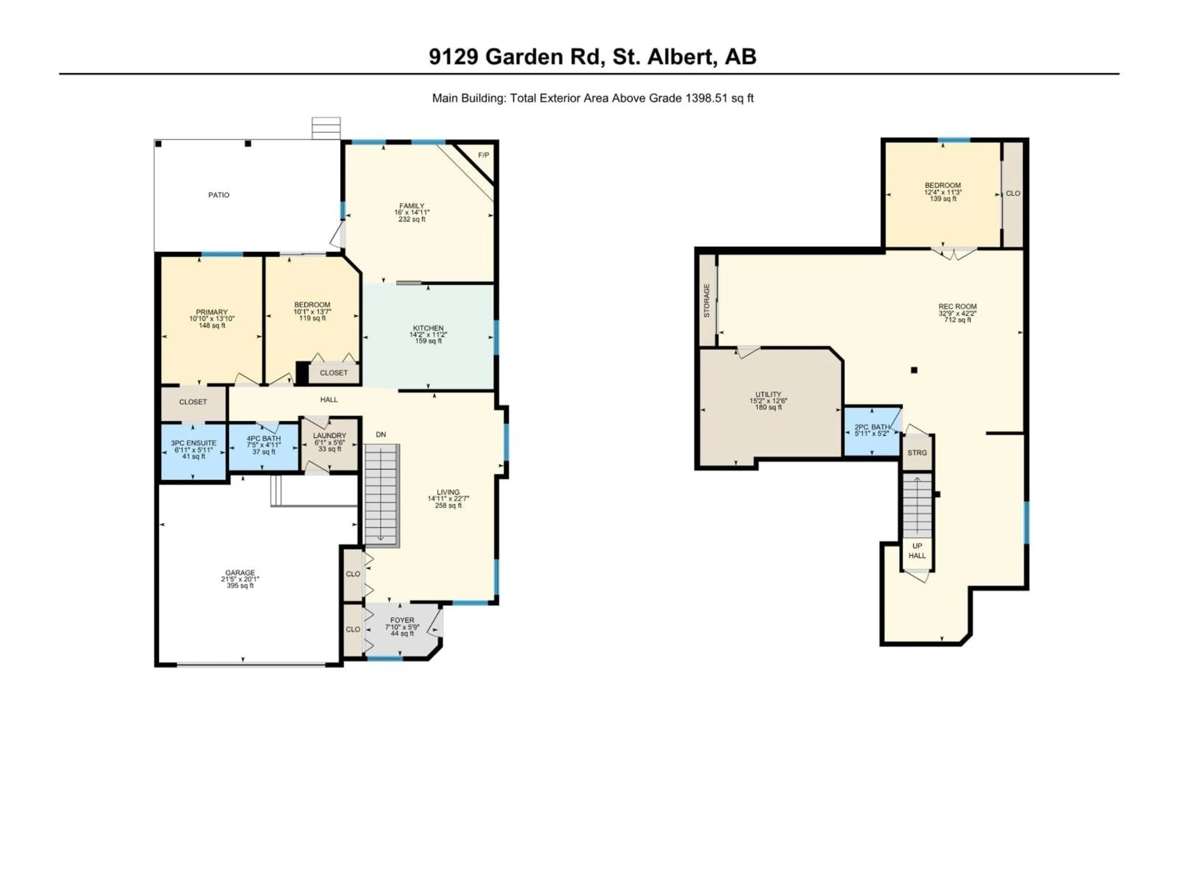 Floor plan for 9129 GRANDIN RD, St. Albert Alberta T8N5N3