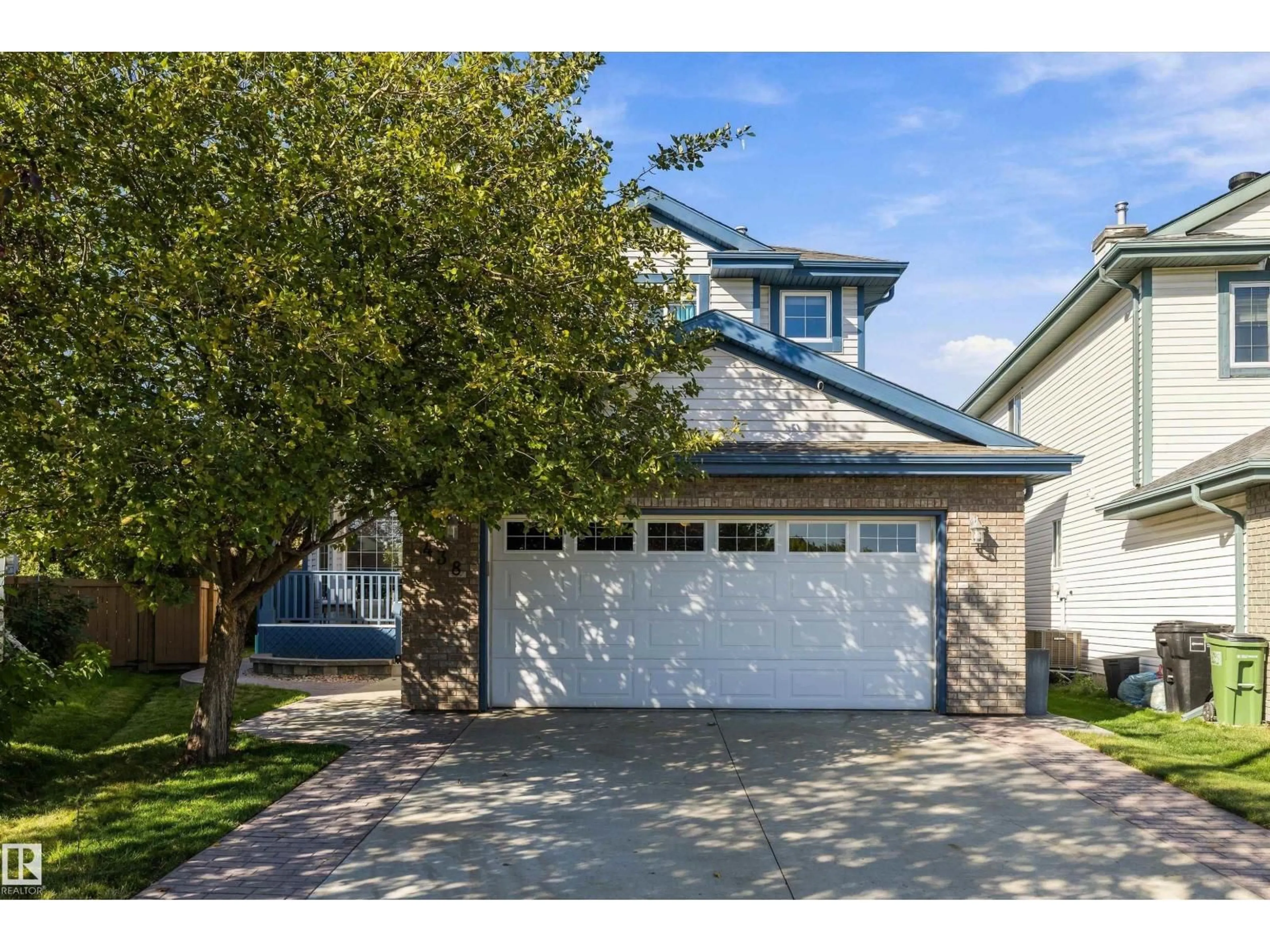 Home with vinyl exterior material, street for 438 HODGSON BV, Edmonton Alberta T6R3E9