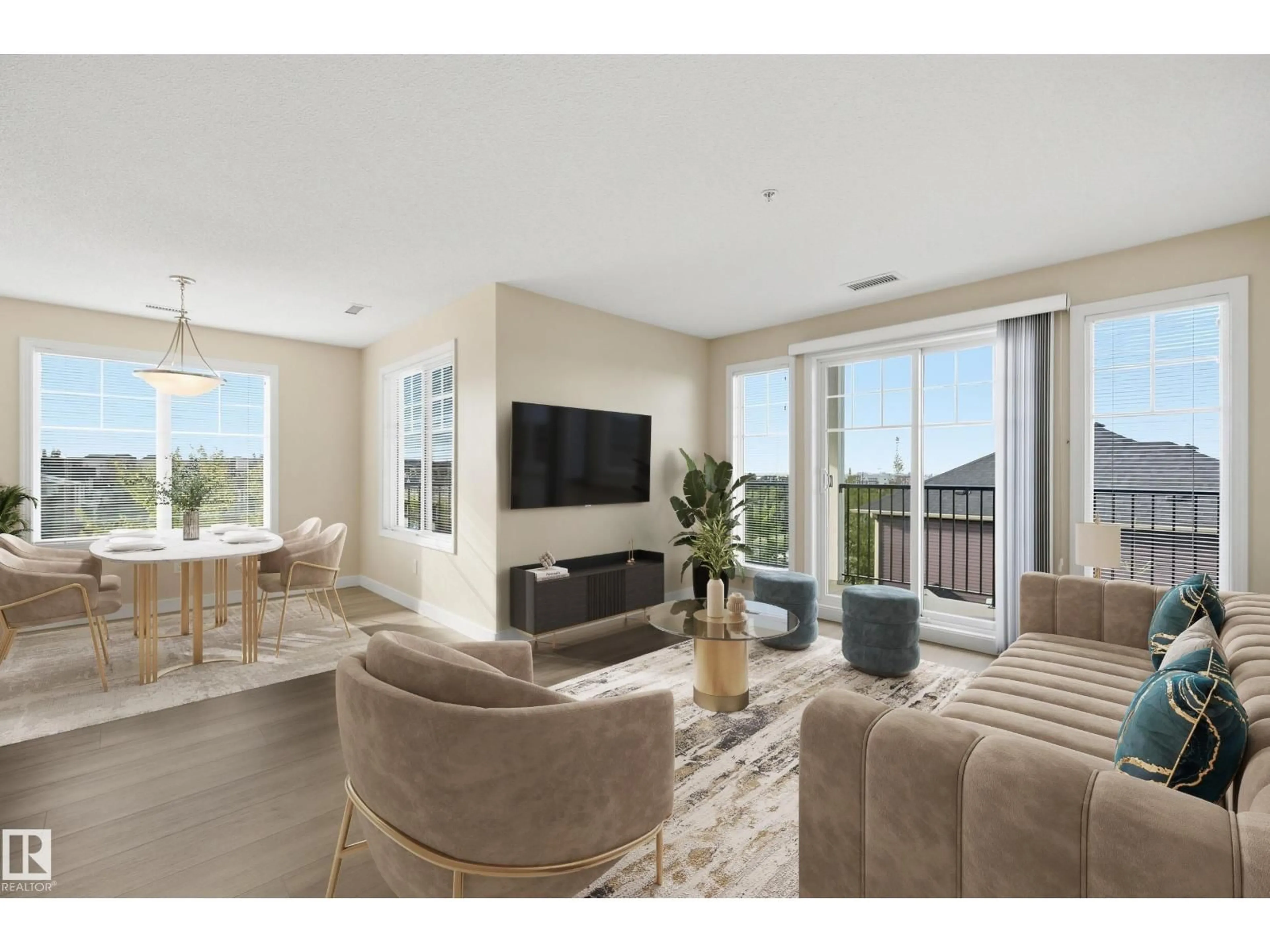 Living room with furniture, unknown for 3303 AUGUSTINE CR, Sherwood Park Alberta T8H0X8