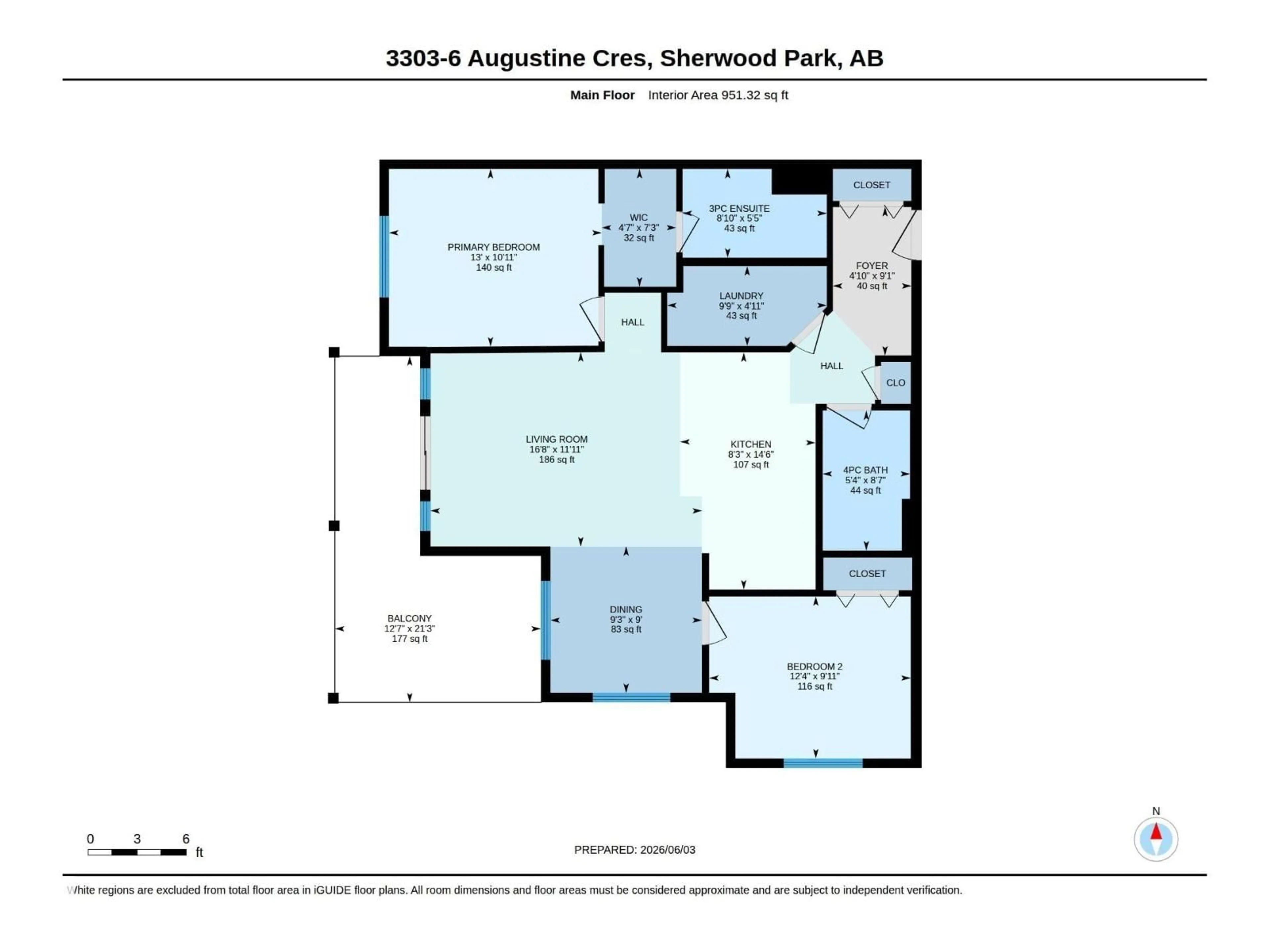 Floor plan for 3303 AUGUSTINE CR, Sherwood Park Alberta T8H0X8
