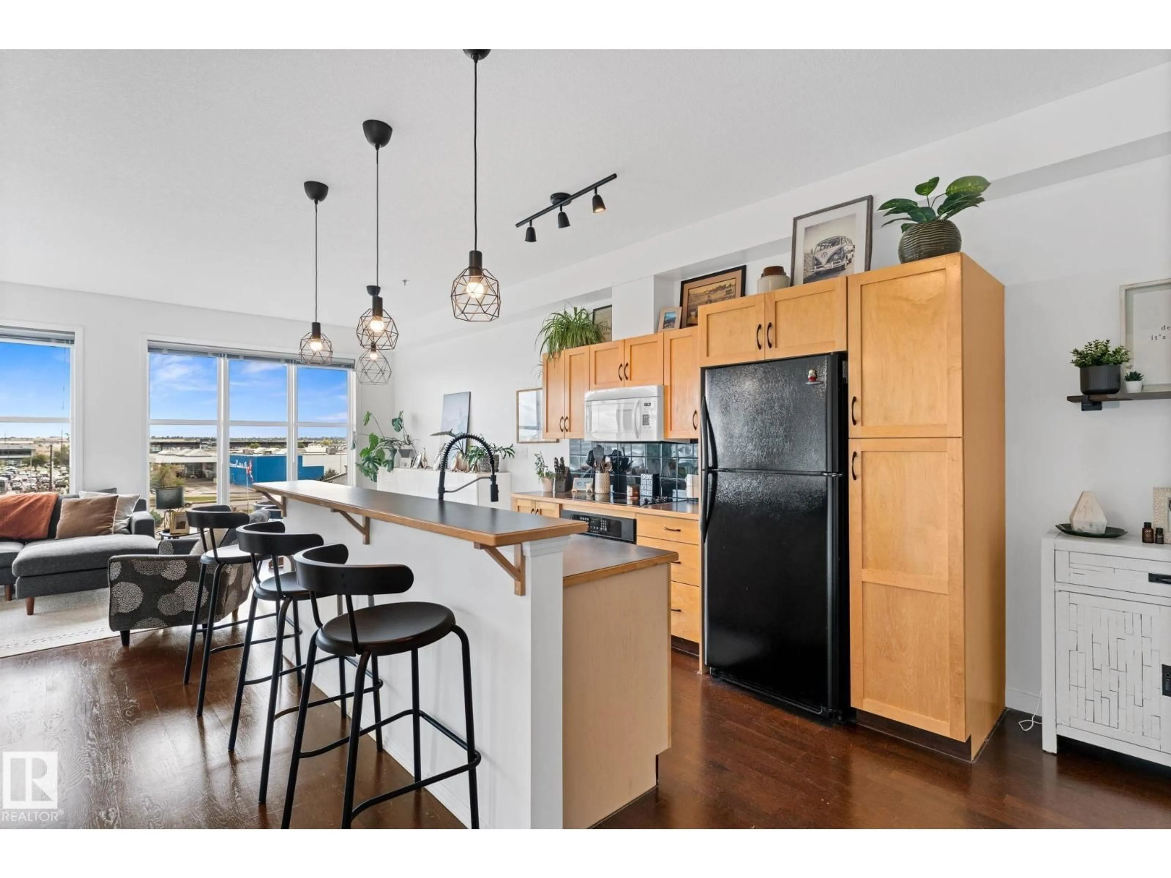 Open concept kitchen, unknown for #408 - 4835 104A ST, Edmonton Alberta T6H0R5