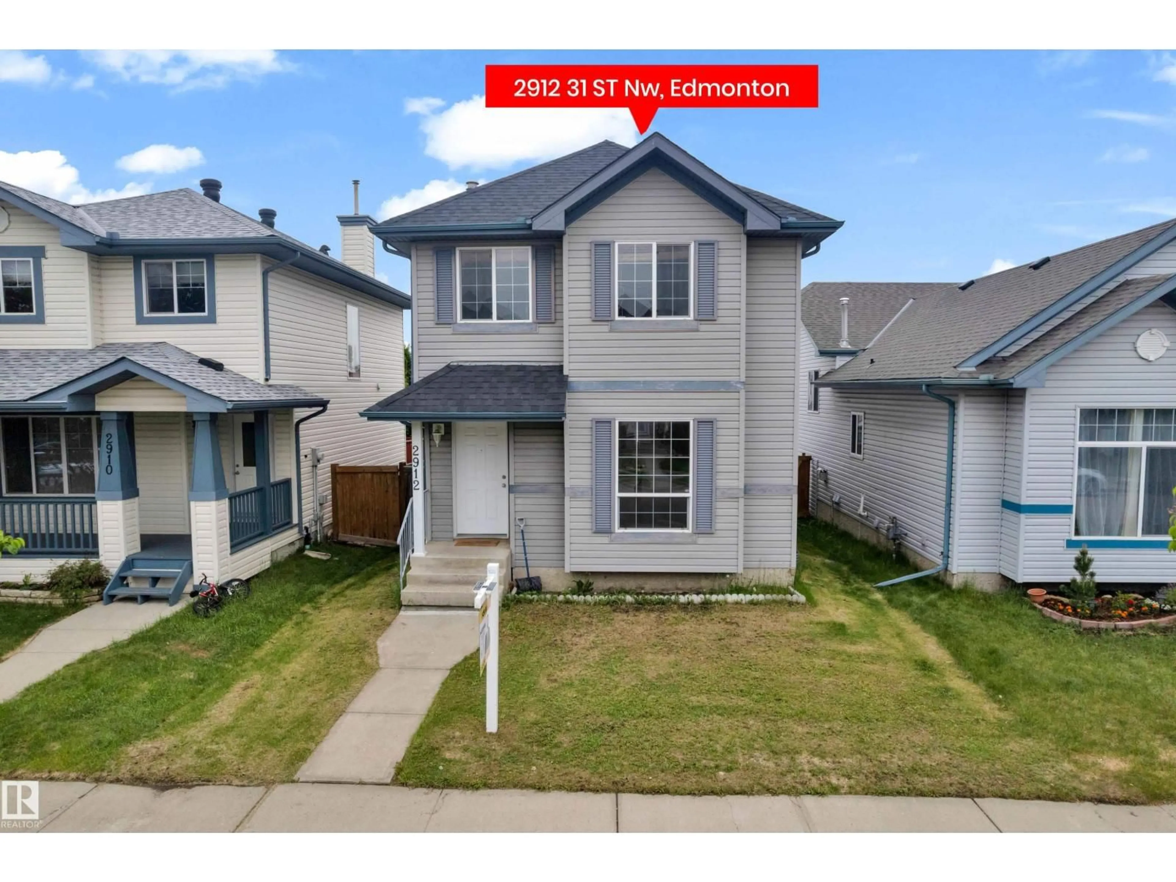 A pic from outside/outdoor area/front of a property/back of a property/a pic from drone, street for 2912 31 STREET, Edmonton Alberta T6T1T9