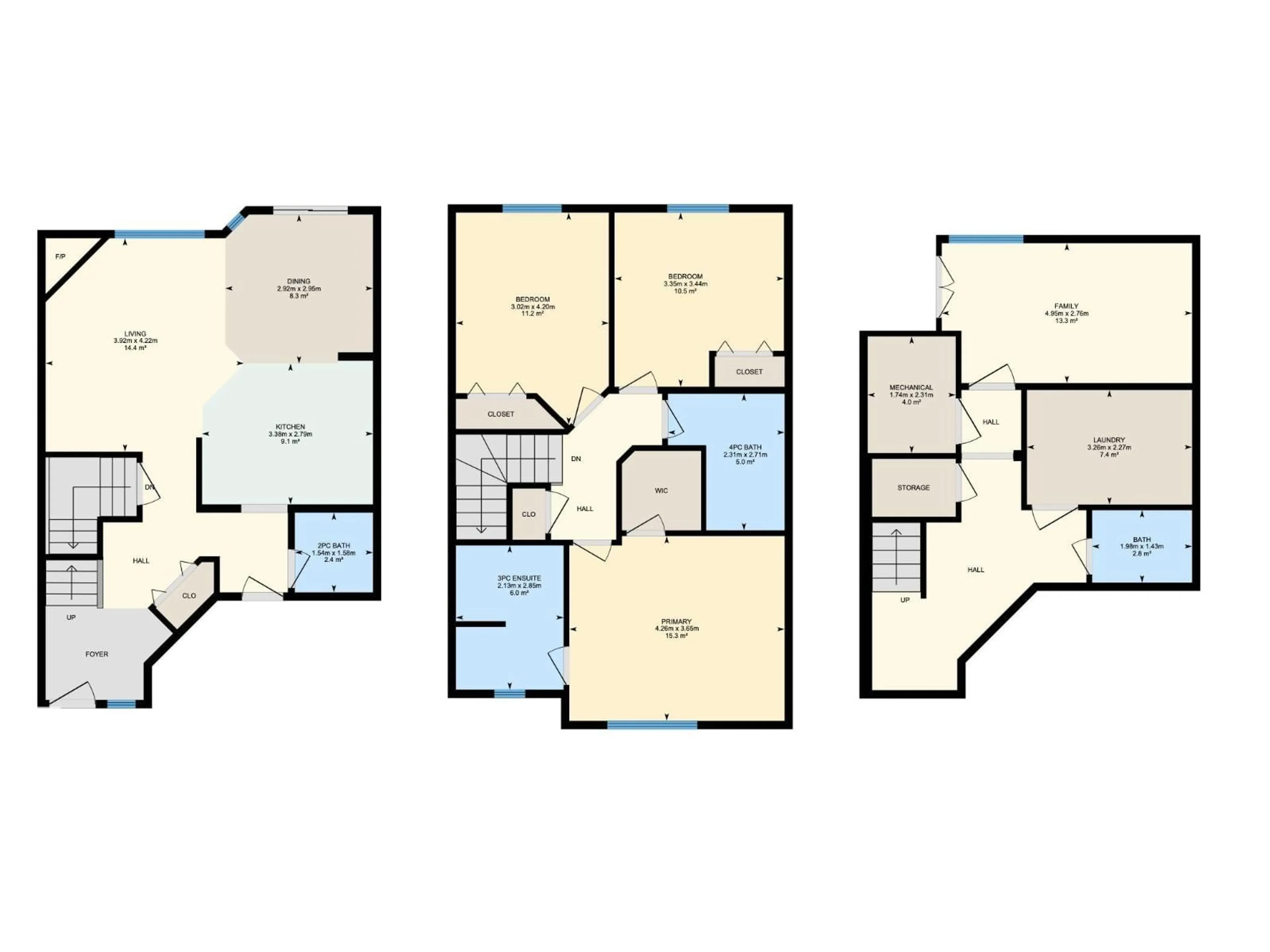 Floor plan for 229 SUMMERWOOD BV, Sherwood Park Alberta T8H0C8