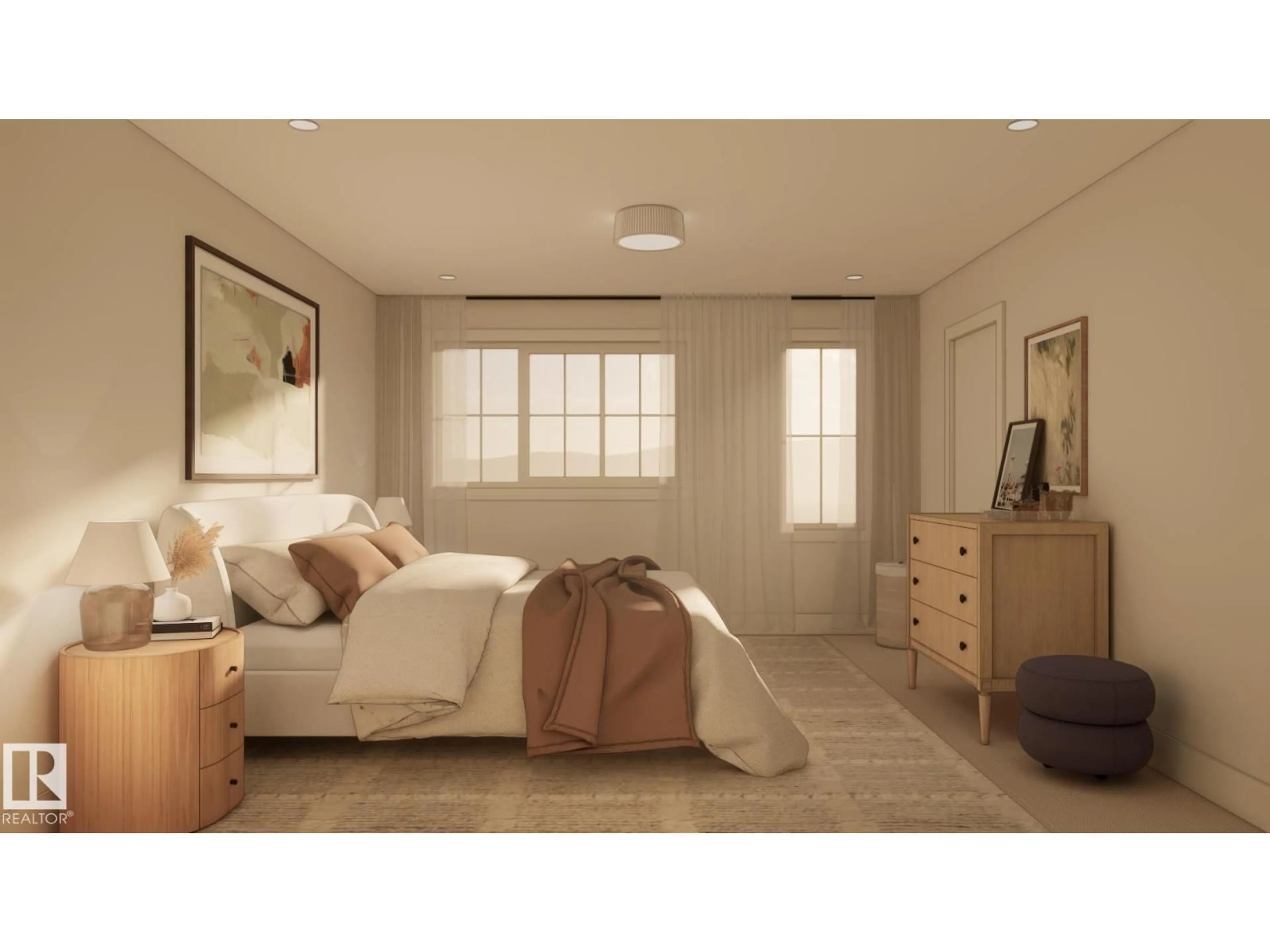 Bedroom with bed, unknown for 81 CUDDIE DR, Sherwood Park Alberta T8H3C8