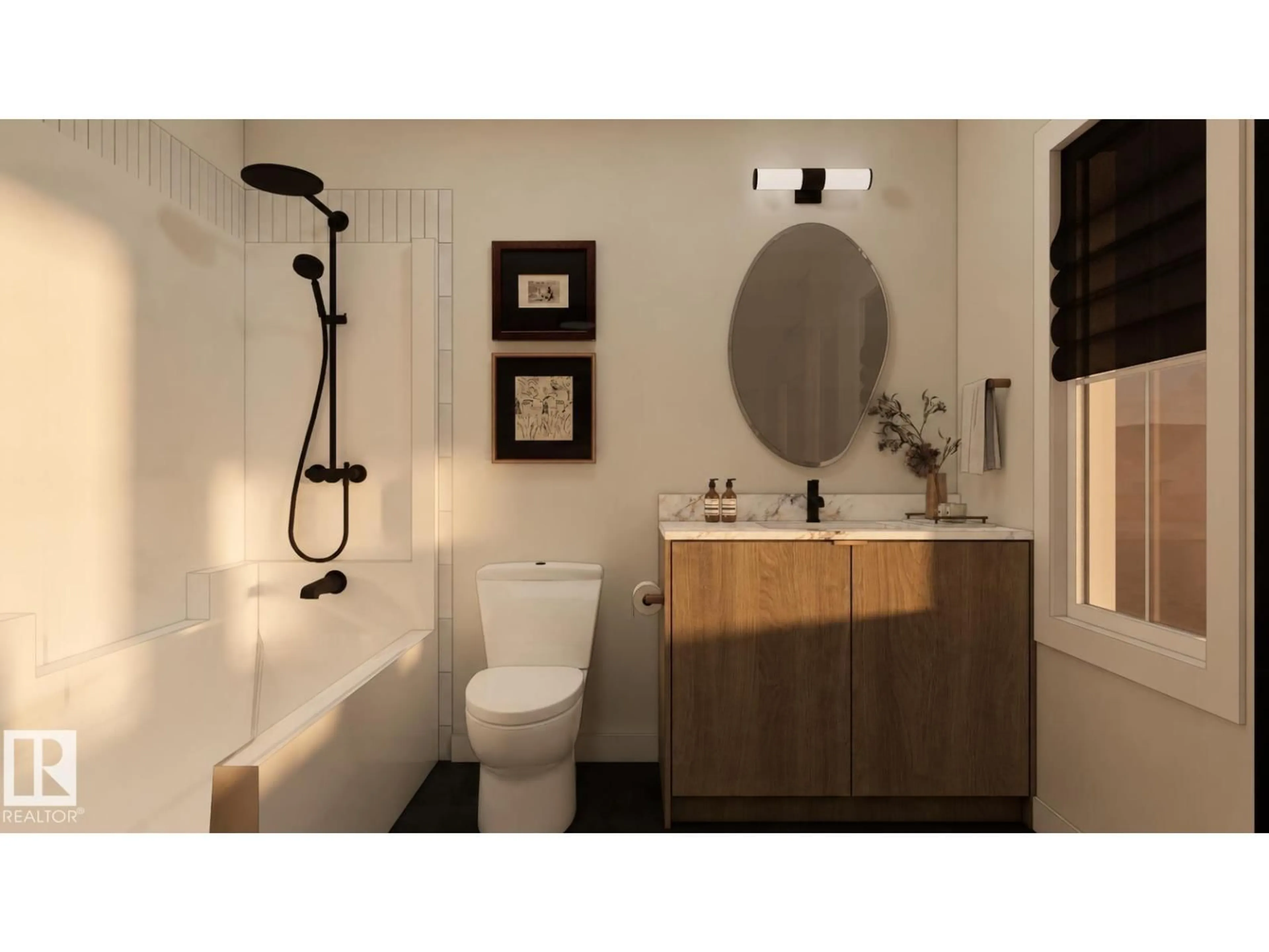 Standard bathroom, ceramic/tile floor for 73 CUDDIE DR, Sherwood Park Alberta T8H3C8