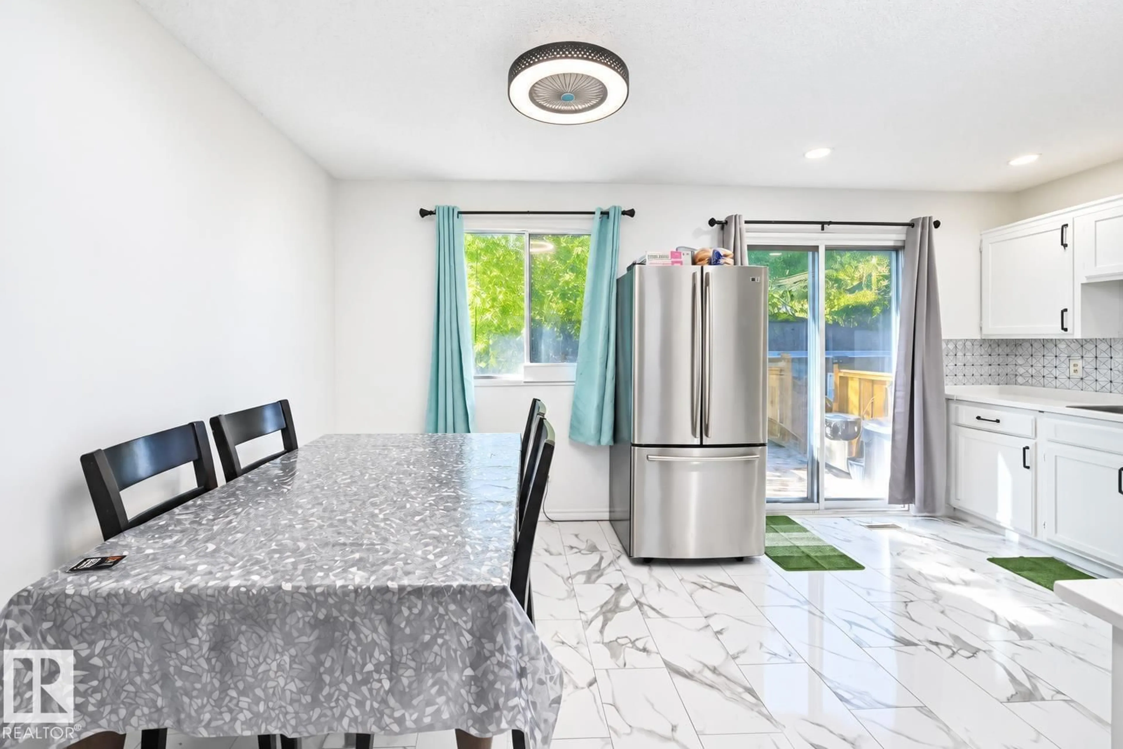 Contemporary kitchen, ceramic/tile floor for 14240 23 ST, Edmonton Alberta T5Y1E8